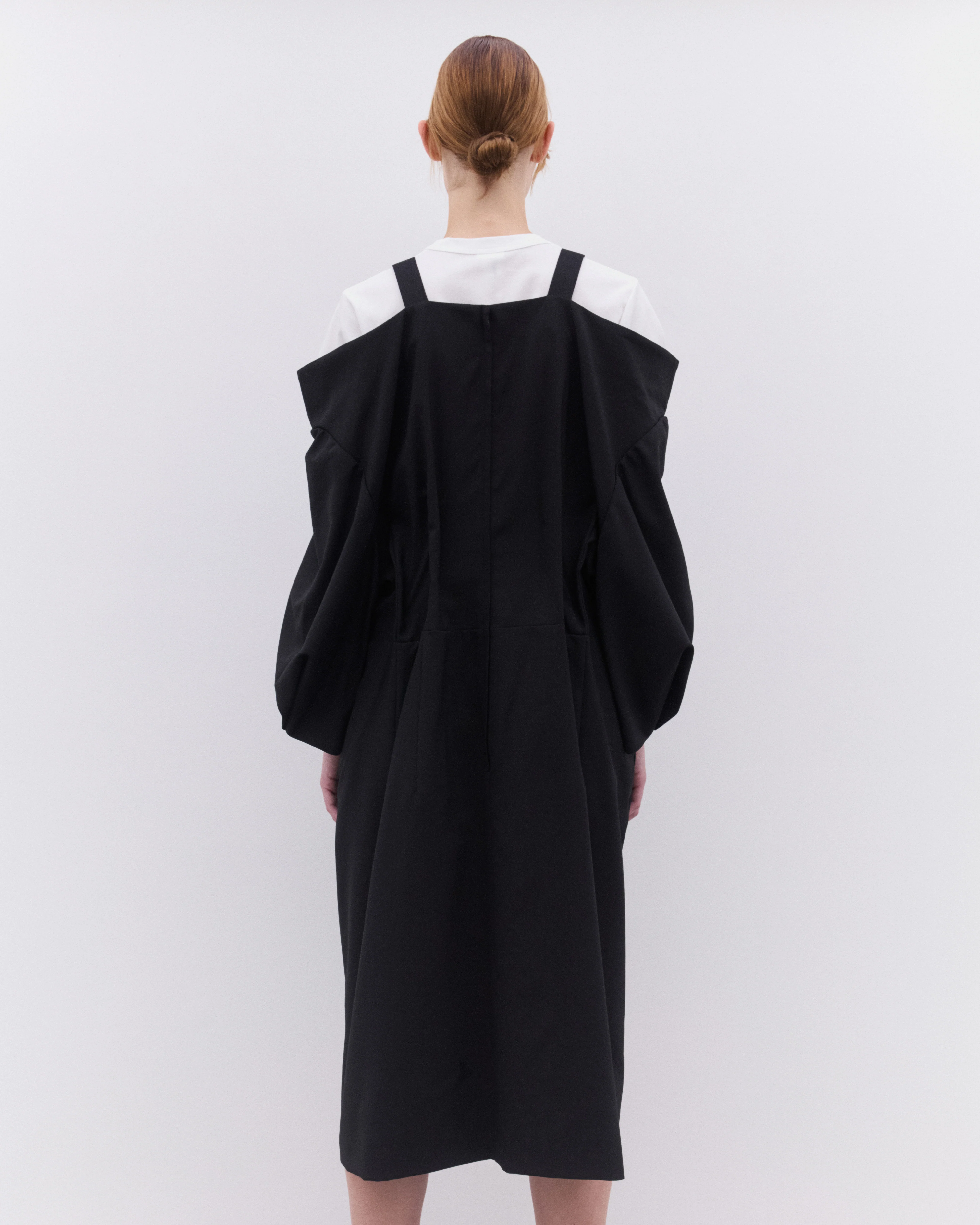Noir Kei Ninomiya - Women’s Off Shoulder Dress - (Black) - Image 5