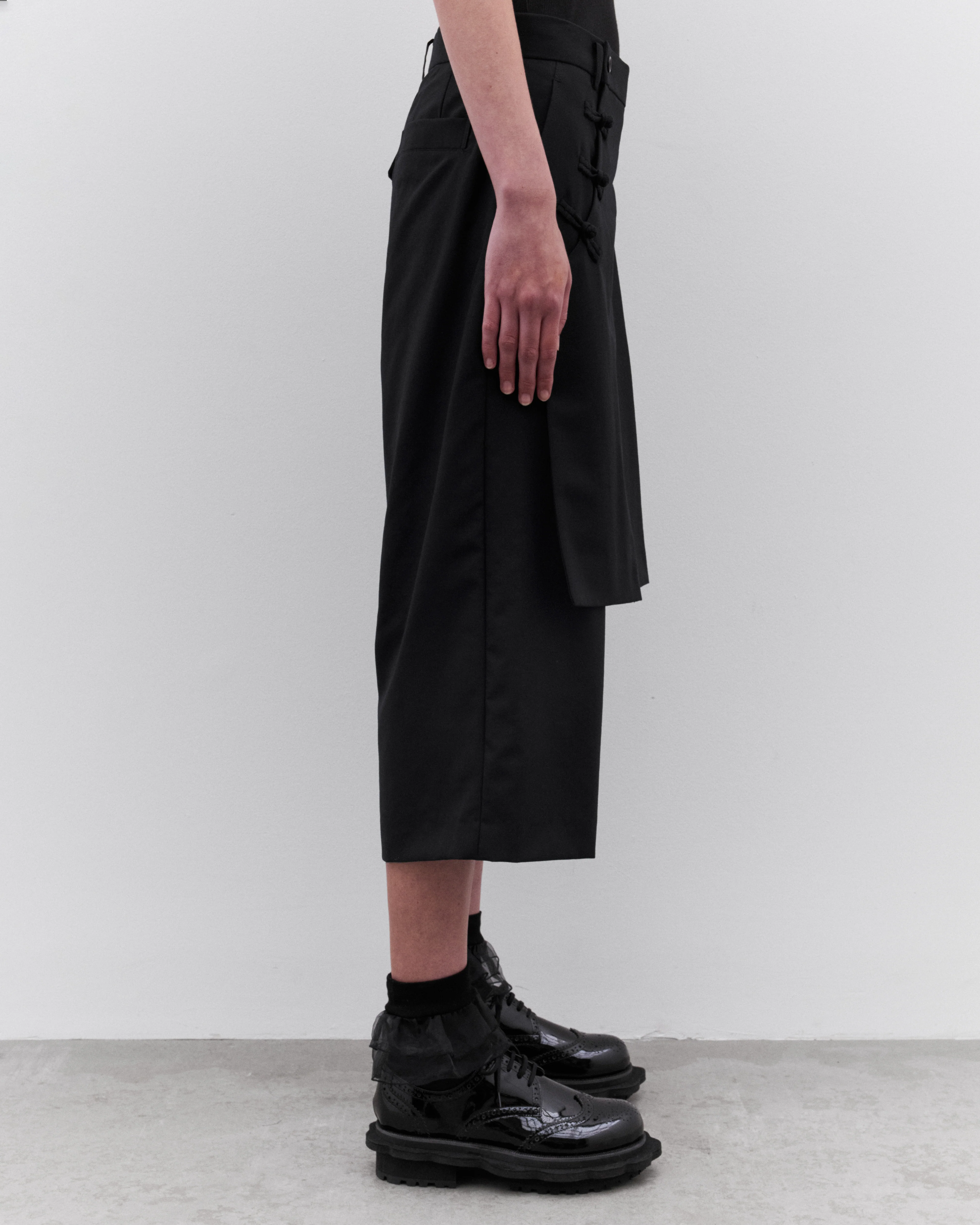 Noir Kei Ninomiya - Women’s Skirt Overlay Trousers - (Black) - Image 4