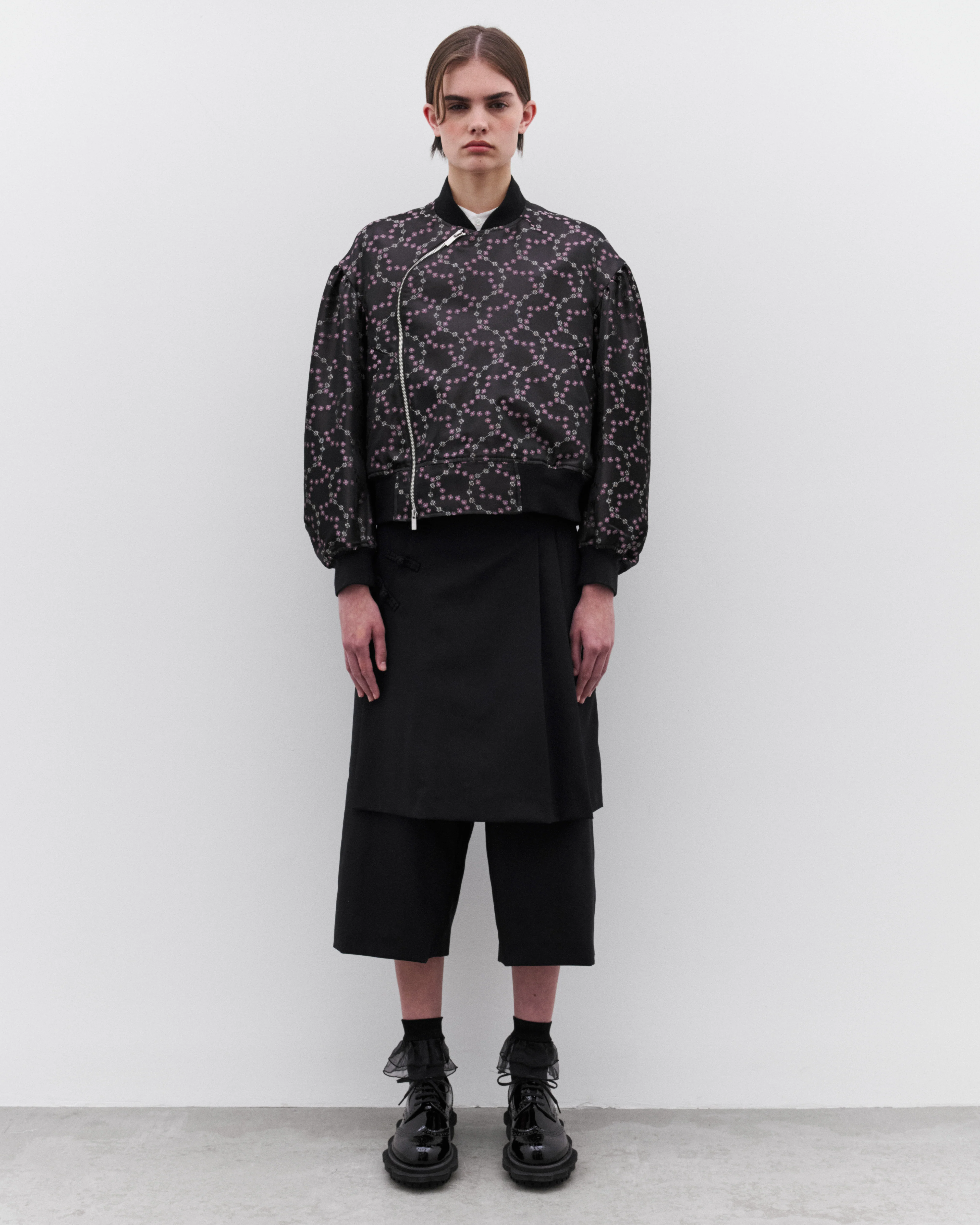 Noir Kei Ninomiya - Women’s Skirt Overlay Trousers - (Black) - Image 6