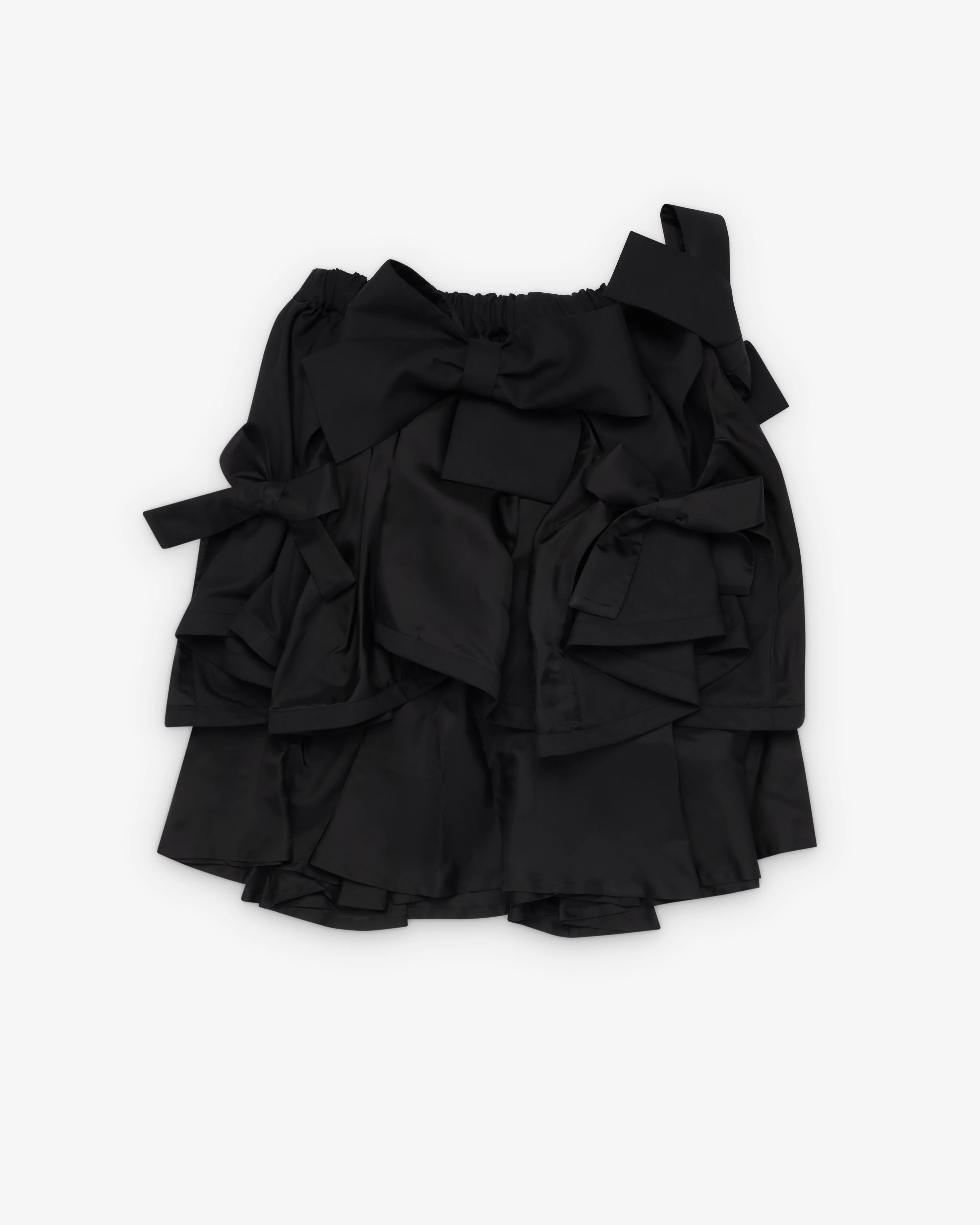 Noir Kei Ninomiya - Women's Bow Skirt - (Black) - Image 2