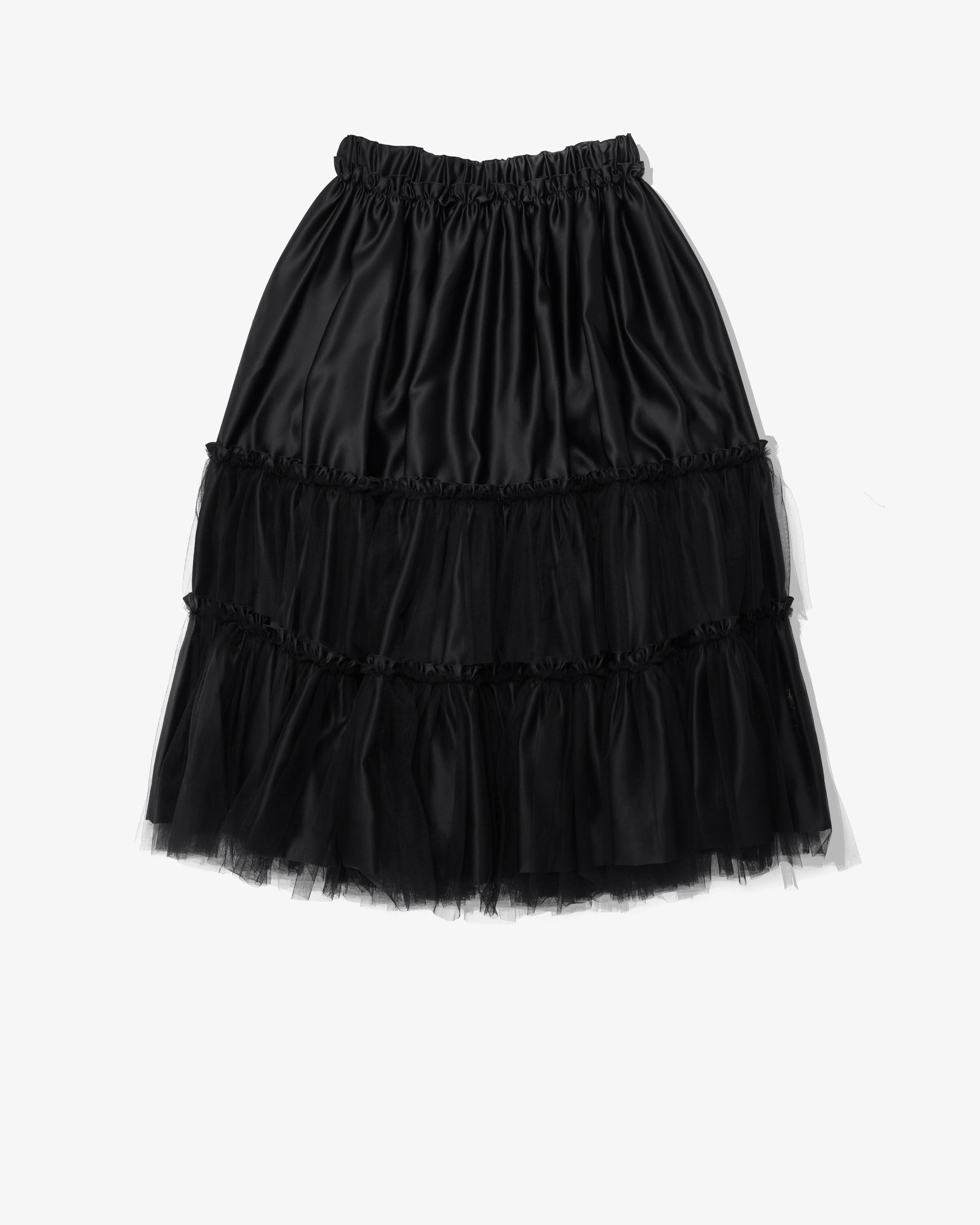 Noir Kei Ninomiya - Women's Tiered Ruffle Skirt - (Black) - Image 2