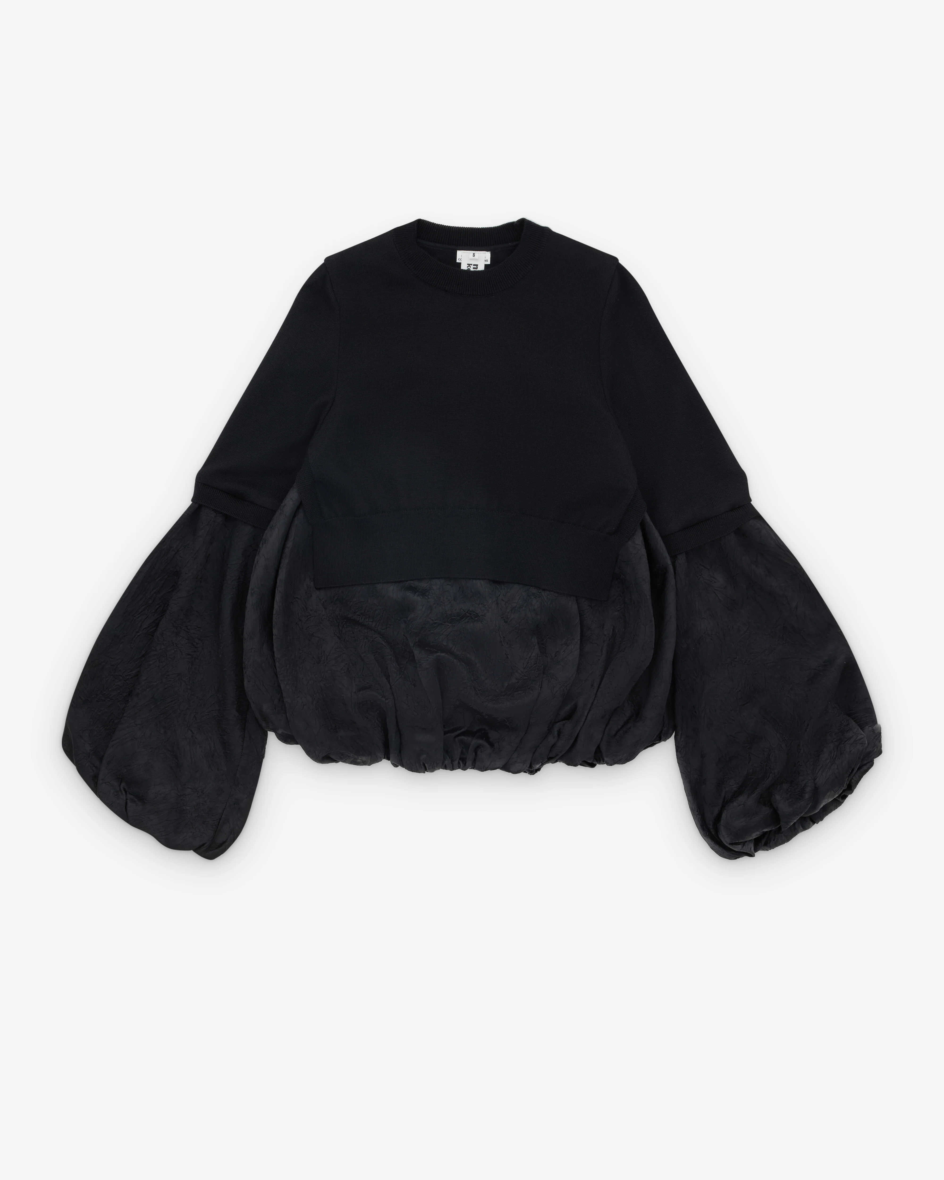 Noir Kei Ninomiya - Women’s Puff Hem Sweater - (Black)