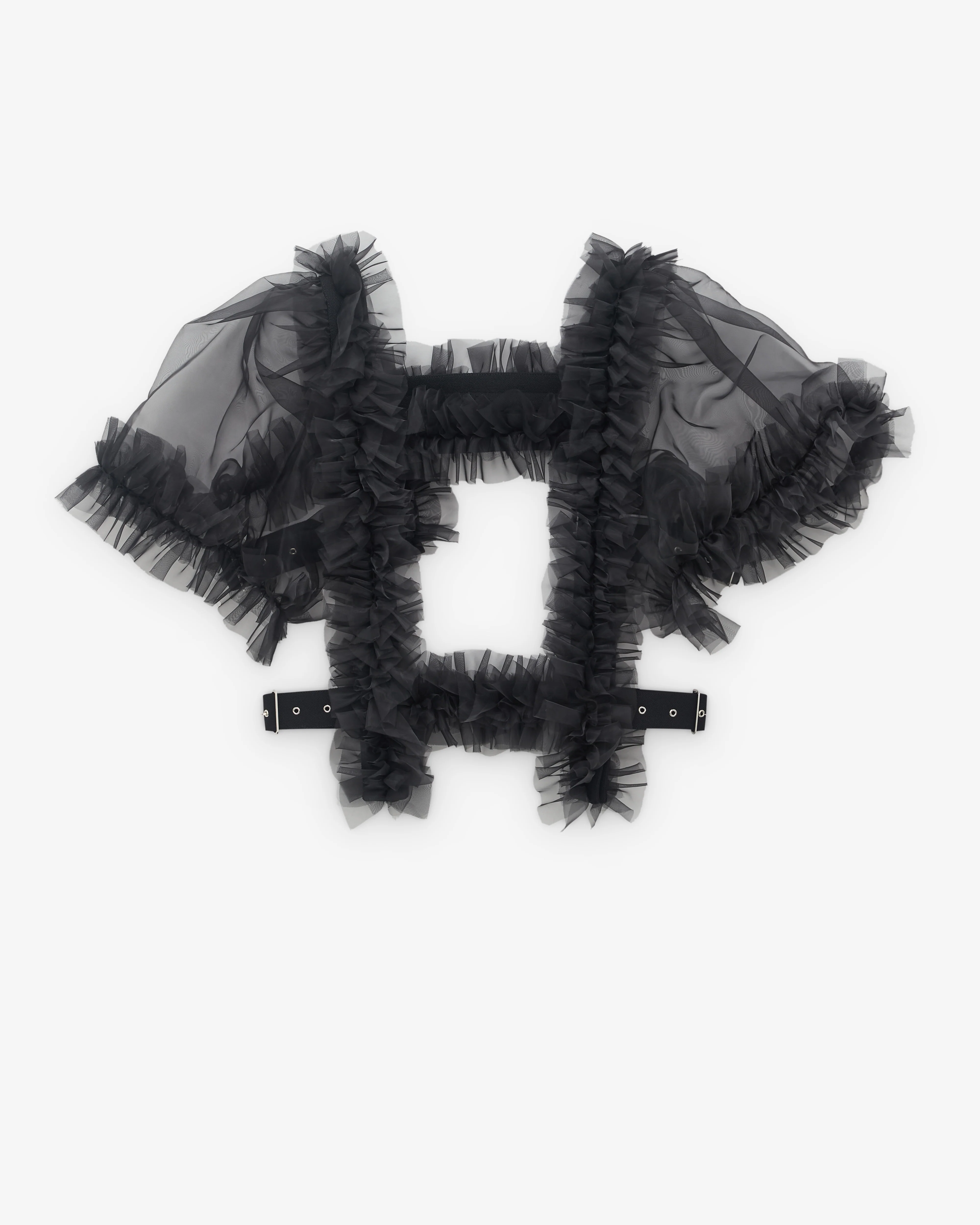 Noir Kei Ninomiya - Women’s Tulle Buckle Harness - (Black)
