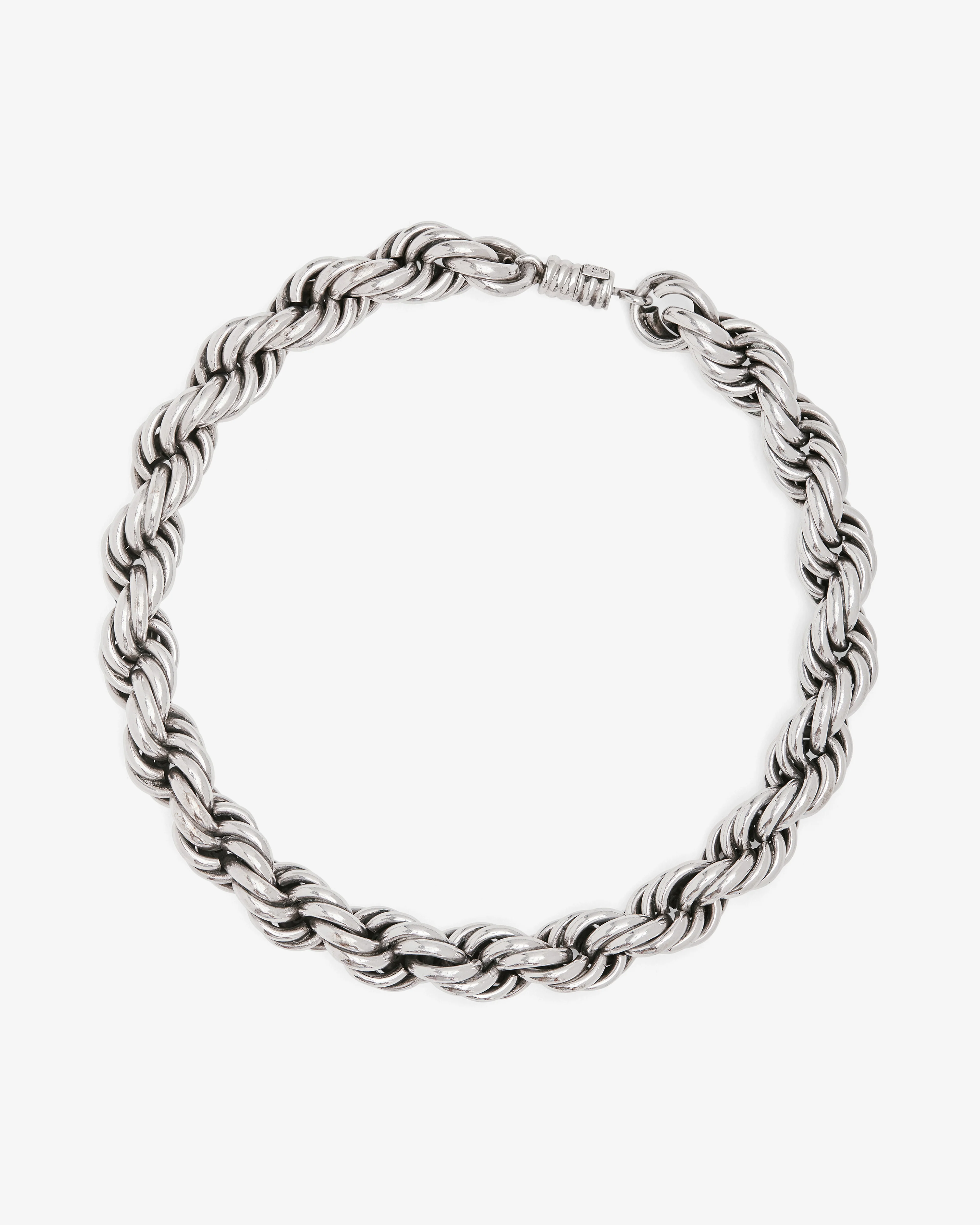 Old Jewelry - Women’s Twisted Necklace - (Sterling Silver)
