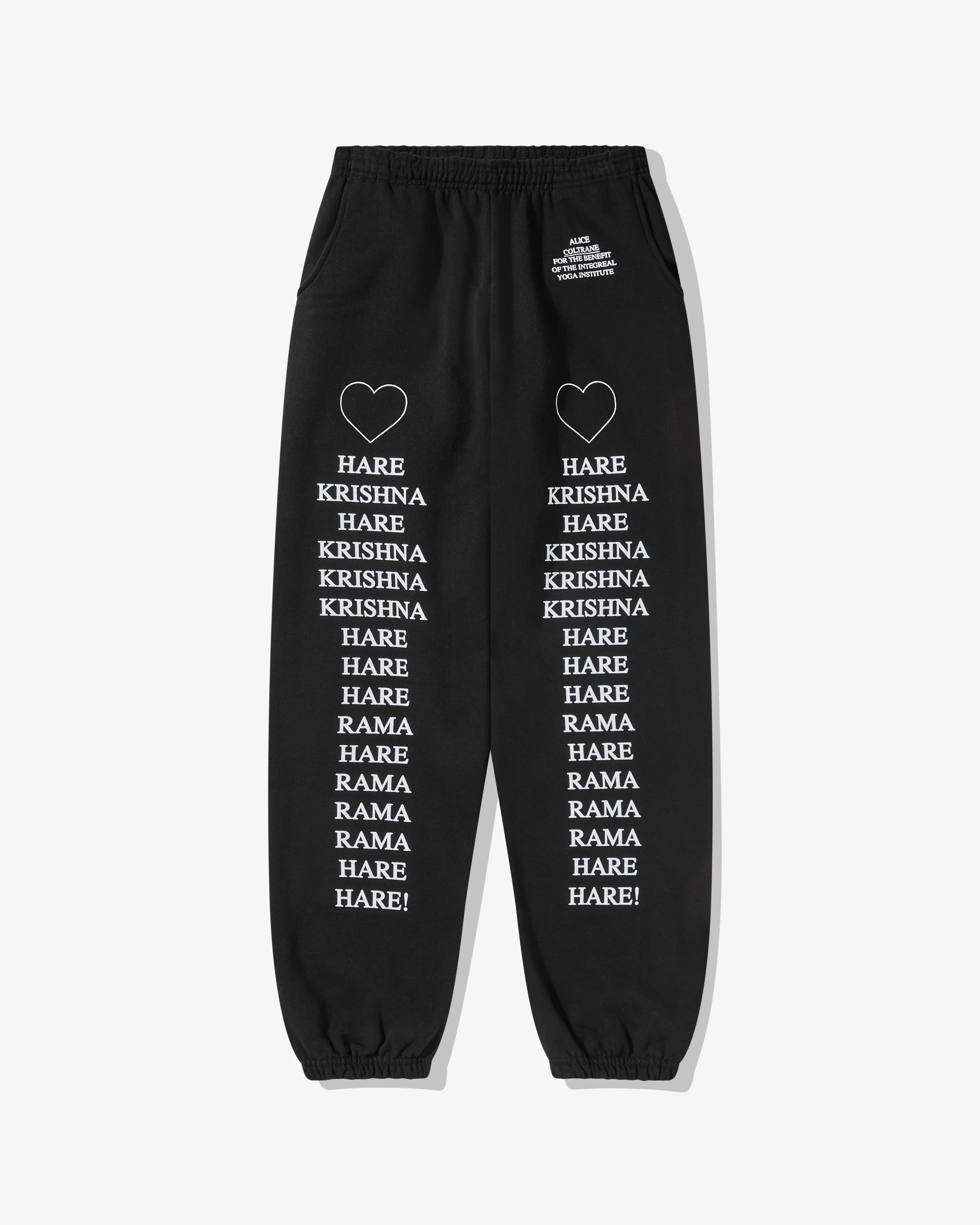 Online Ceramics - Men’s Alice Coltrane Hare Krishna Sweatpants - (Black)