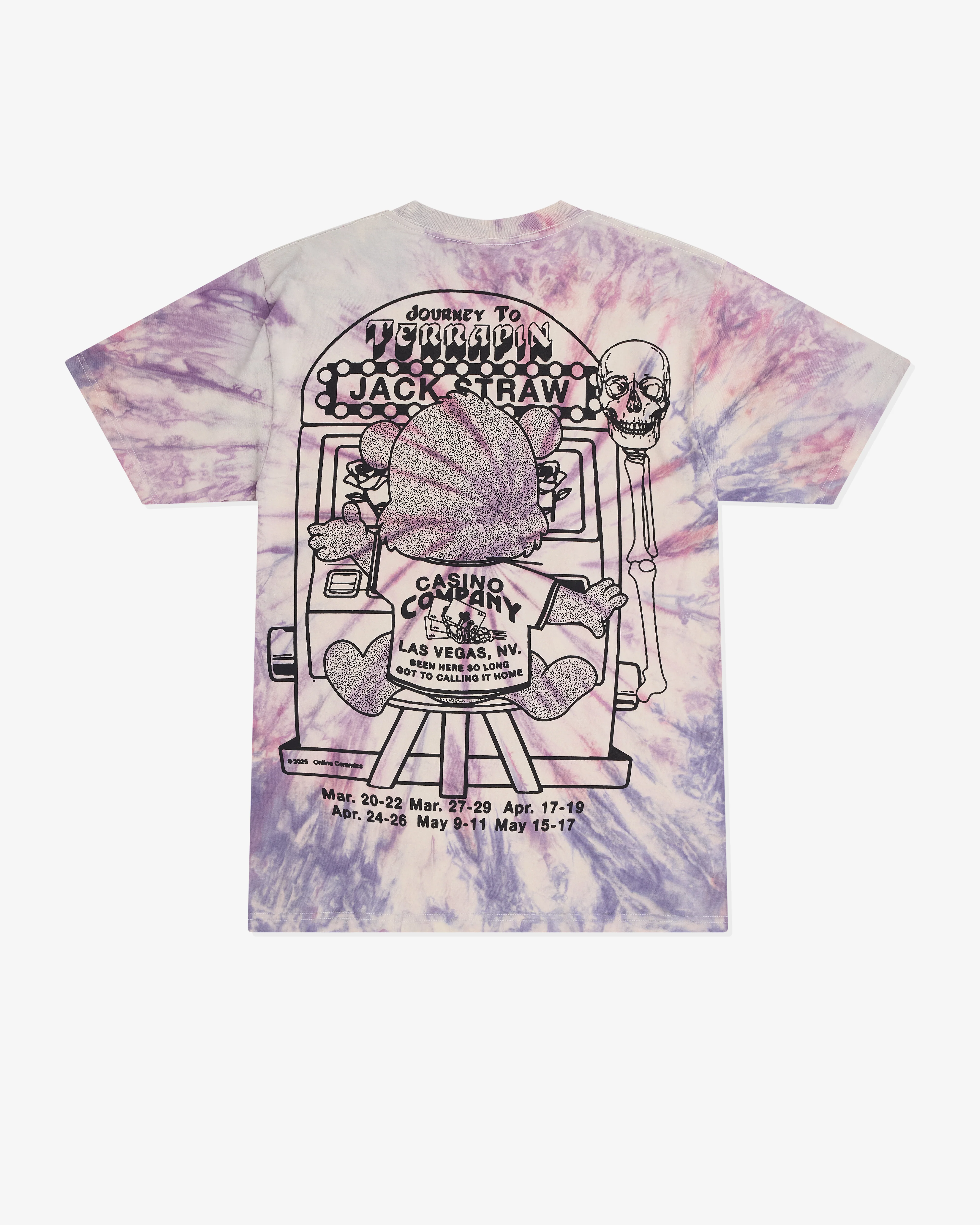 Online Ceramics - Men's On The Neon Avenue T-Shirt - (Tie-Dye) - Image 2