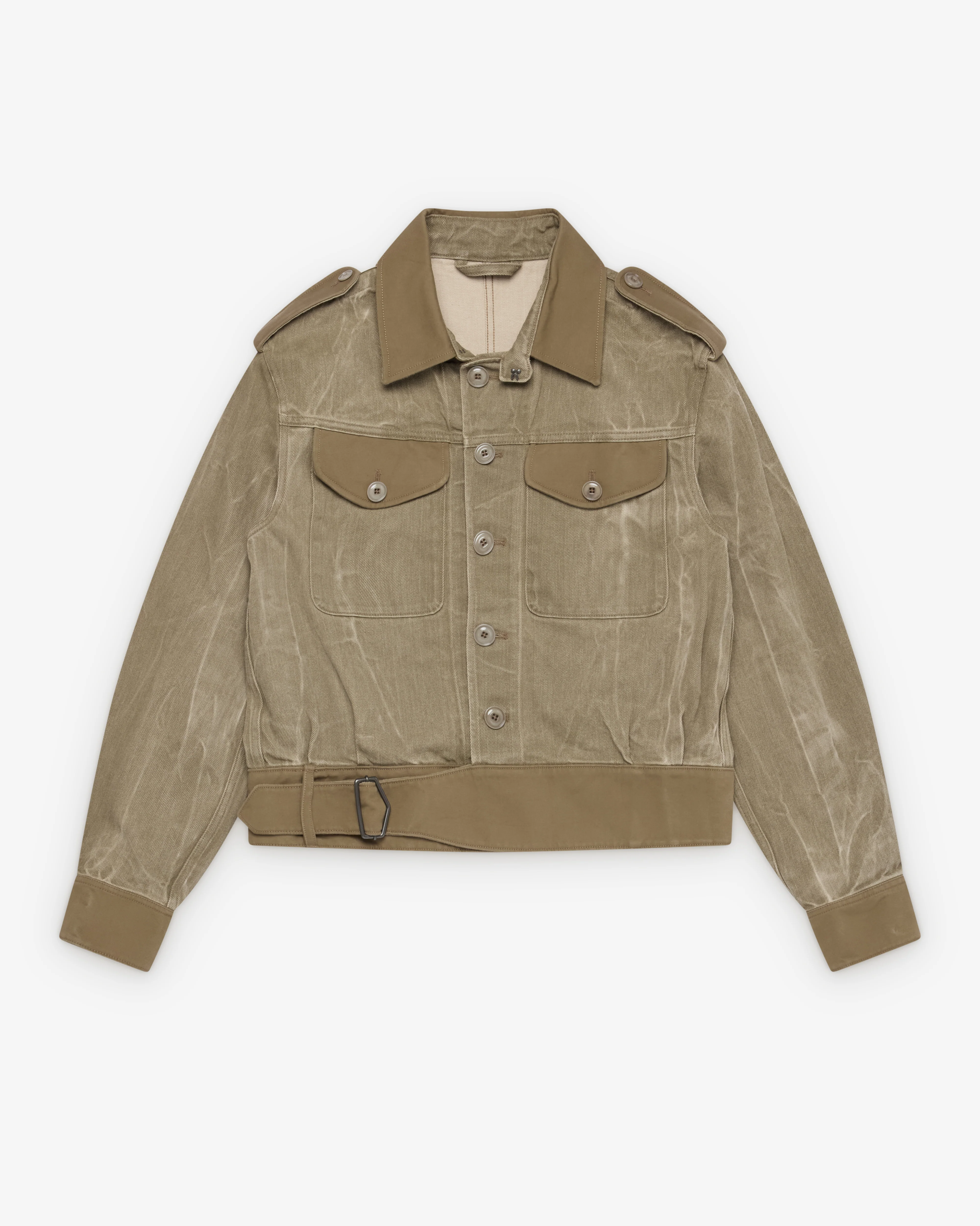 Our Legacy - Men's Battle Jacket - (Dusty Olive Pigment Twill)