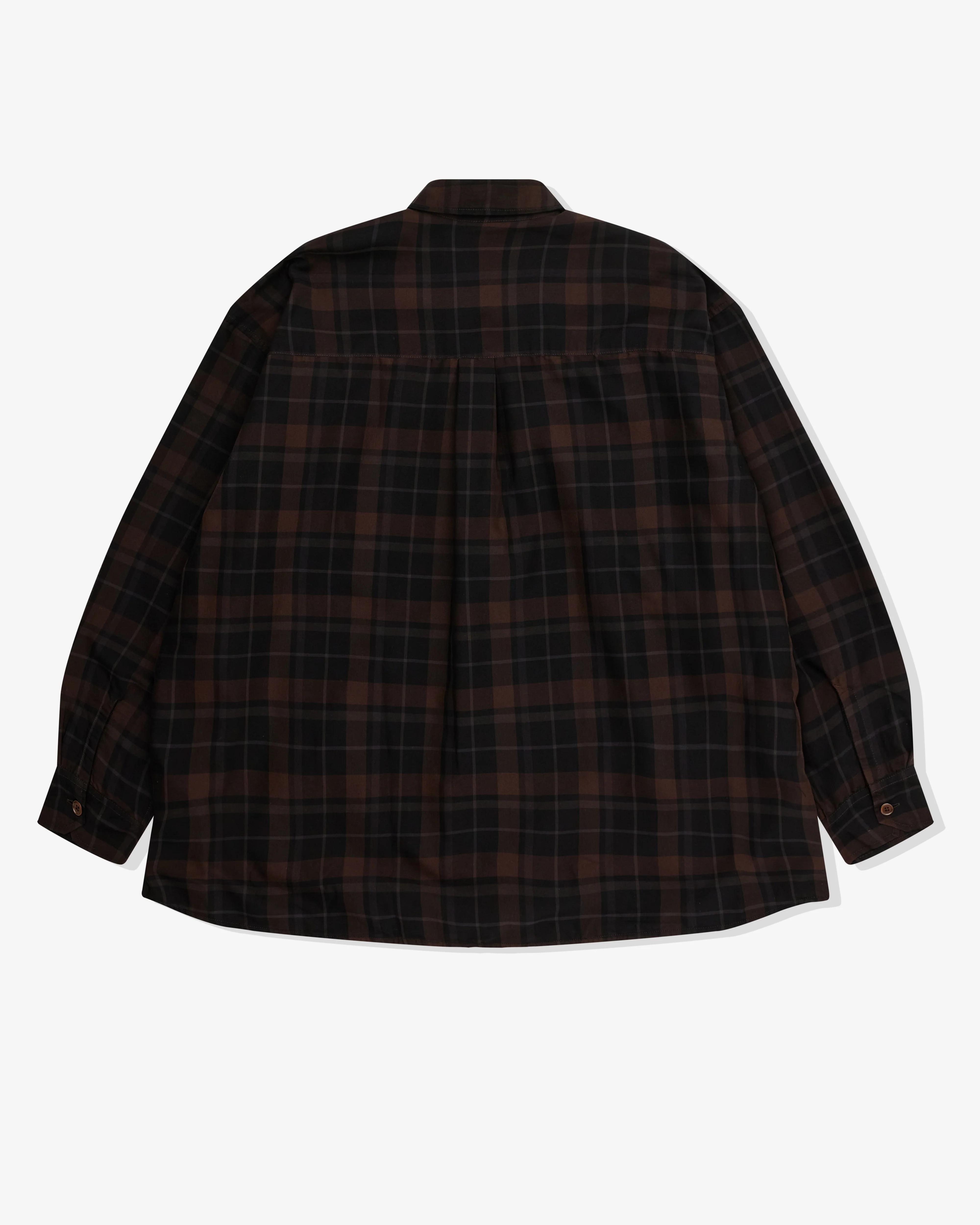 Our Legacy - Men’s Borrowed Shirt - (Black Sheer Shadow Check) - Image 2