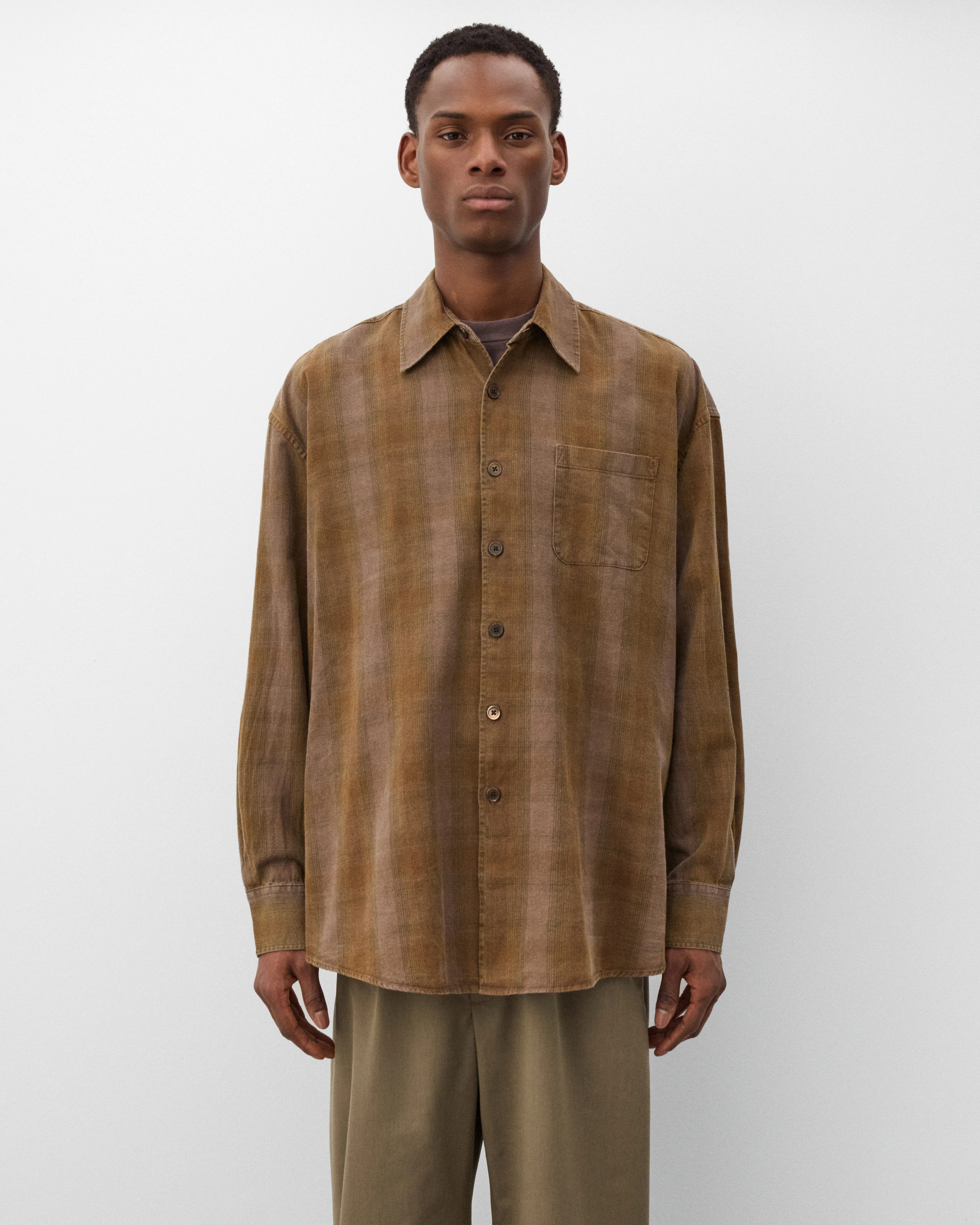 Our Legacy - Men's Borrowed Shirt - (Dakota Flannel Check) - Image 3