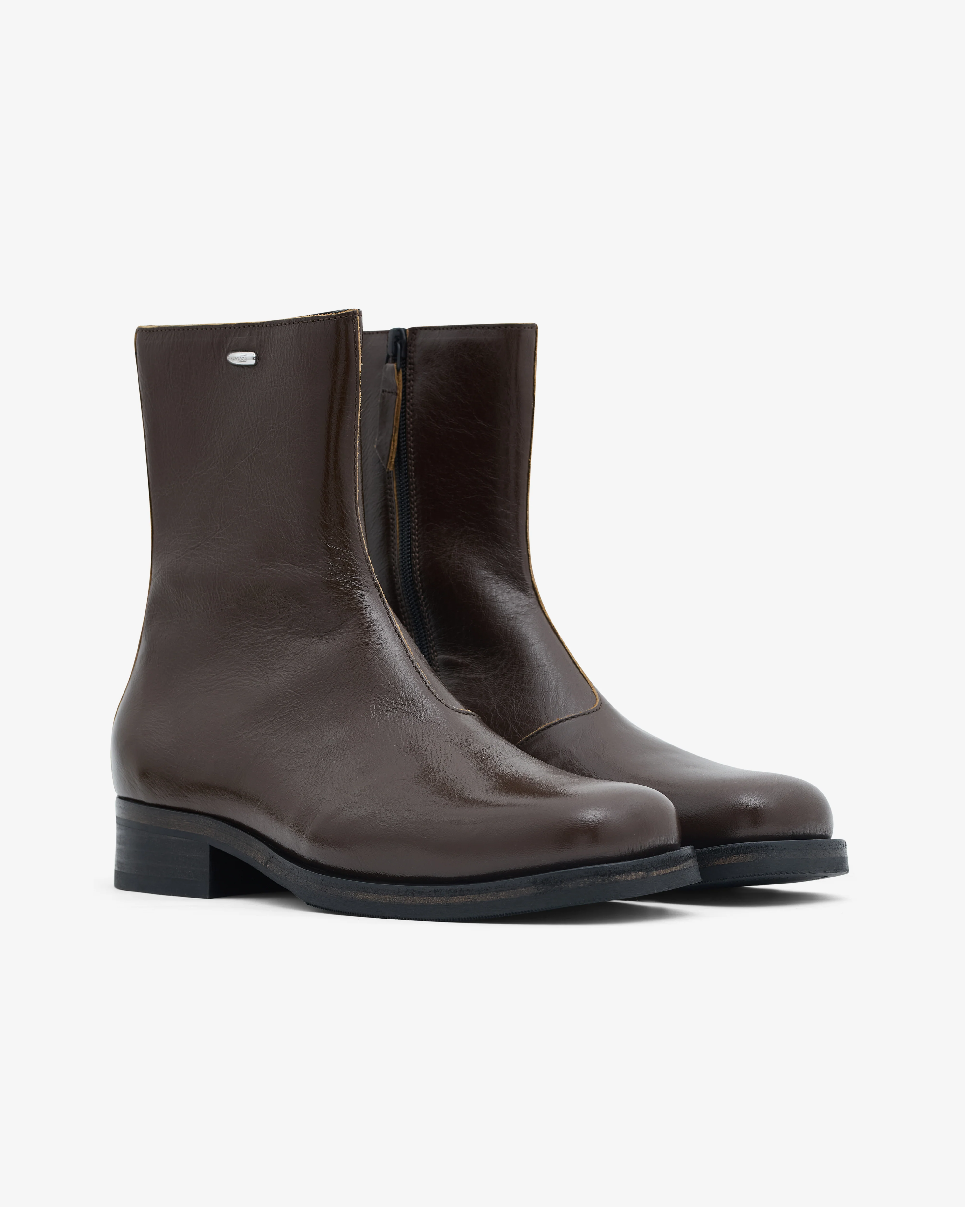 Our Legacy - Men's Camion Boot - (Olive Leather) - Image 2