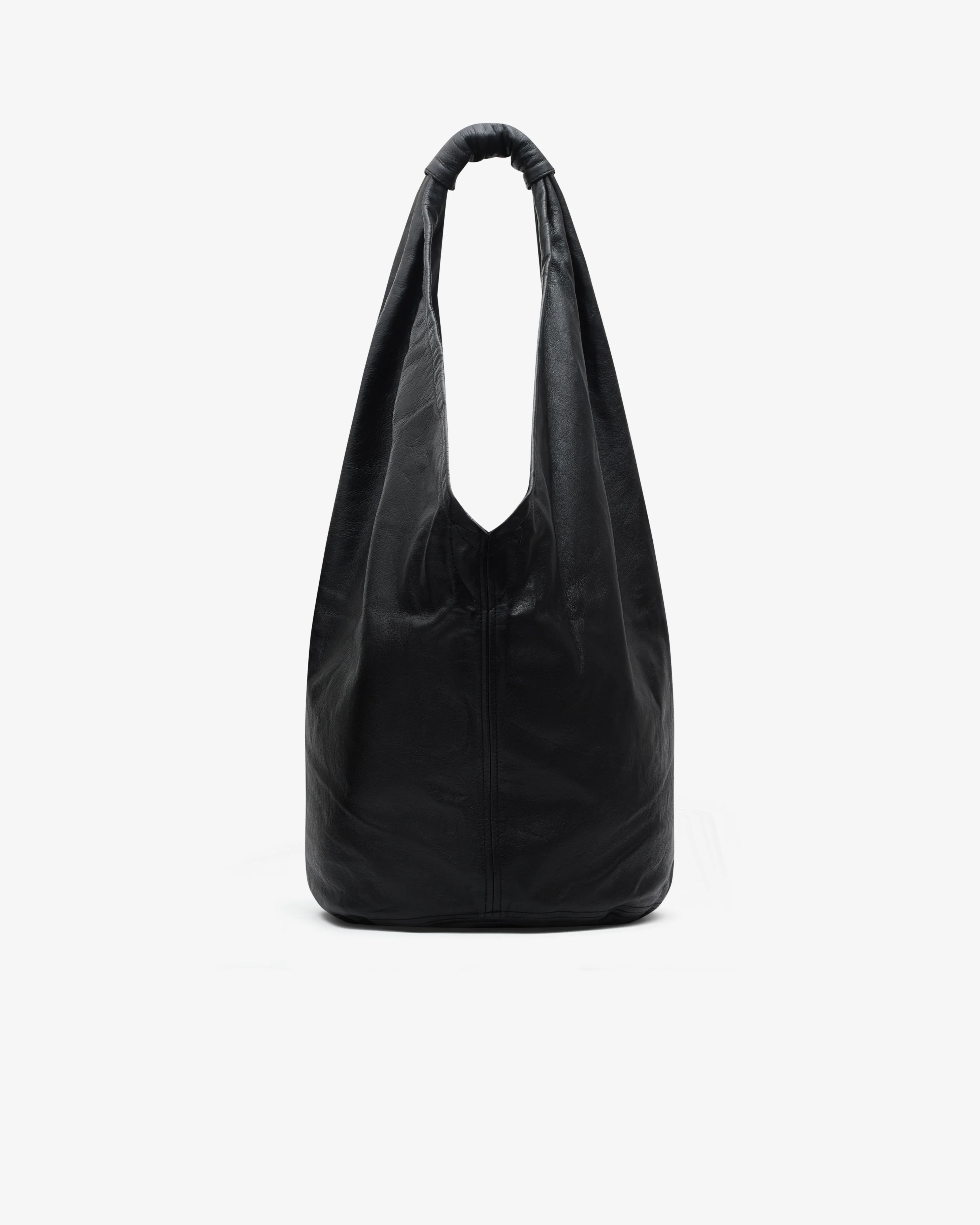 Our Legacy - Men's Drip Bag - (Malleable Black Bull Hide) - Image 2