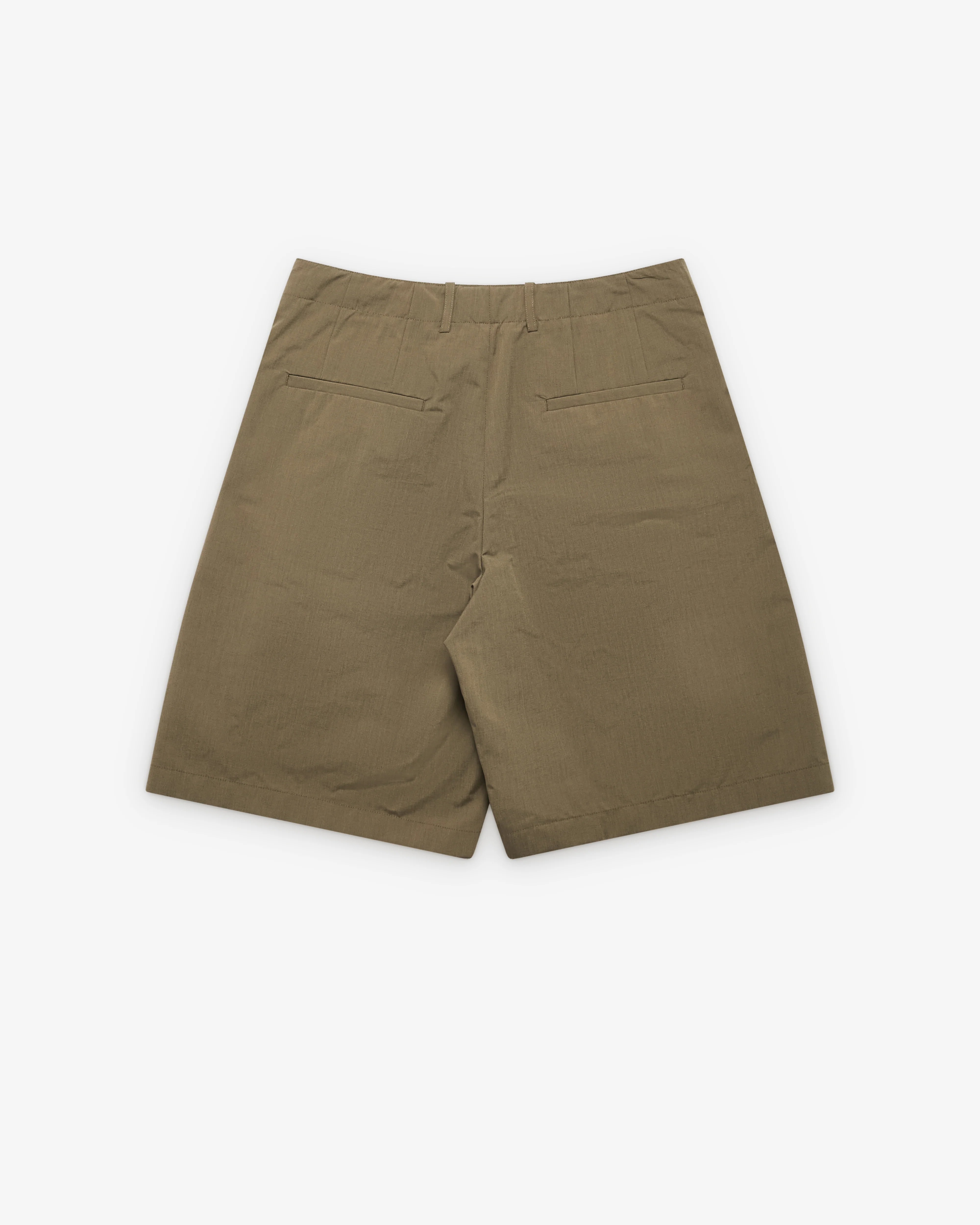 Our Legacy - Men's Ponte Shorts - (Dry Leaf Balance Woolcot) - Image 2