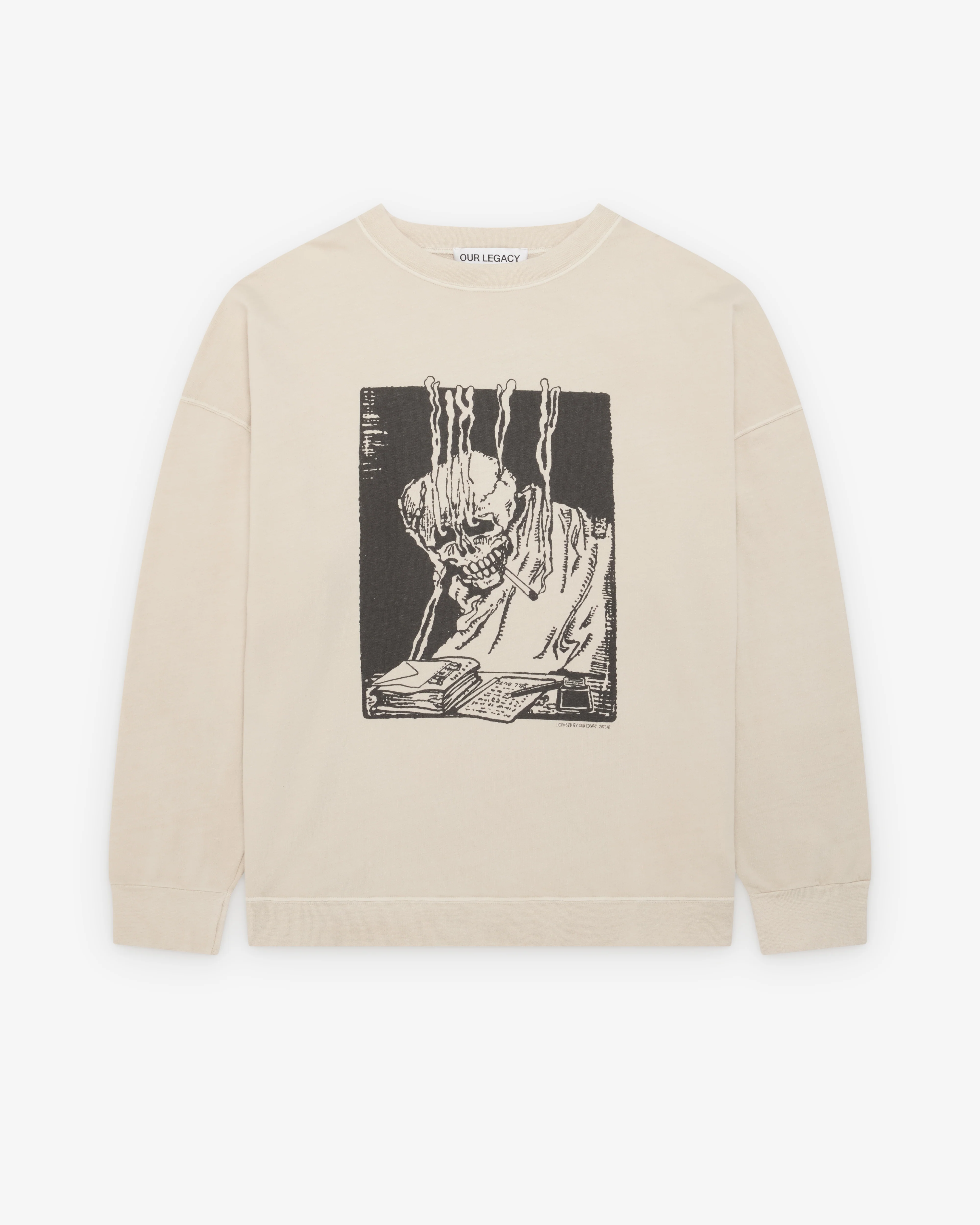 Our Legacy - Men's Slack Sweatshirt - (Angry Fan Mail Print)