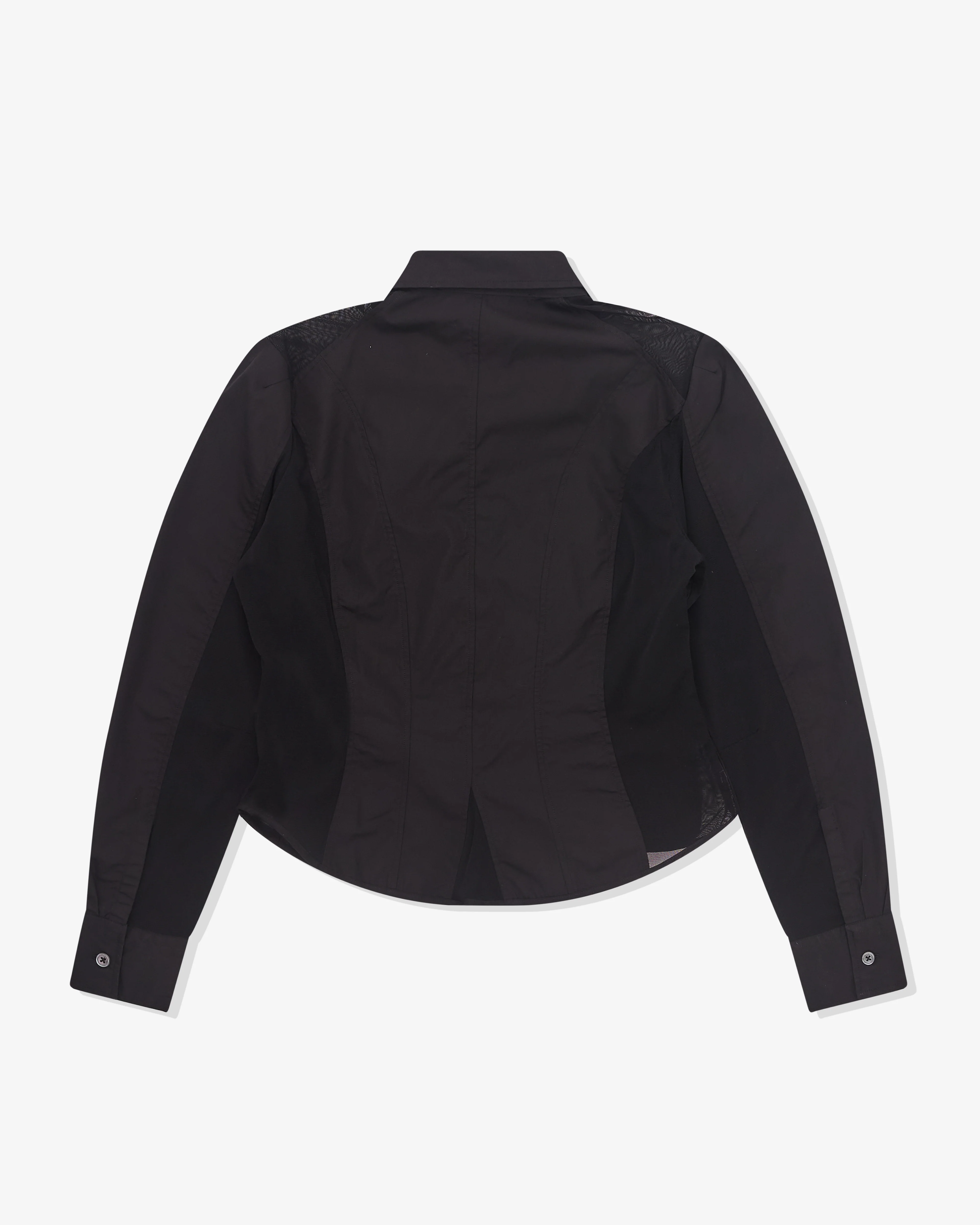 Our Legacy - Women’s Cincher Shirt - (Black All Day Poplin) - Image 2