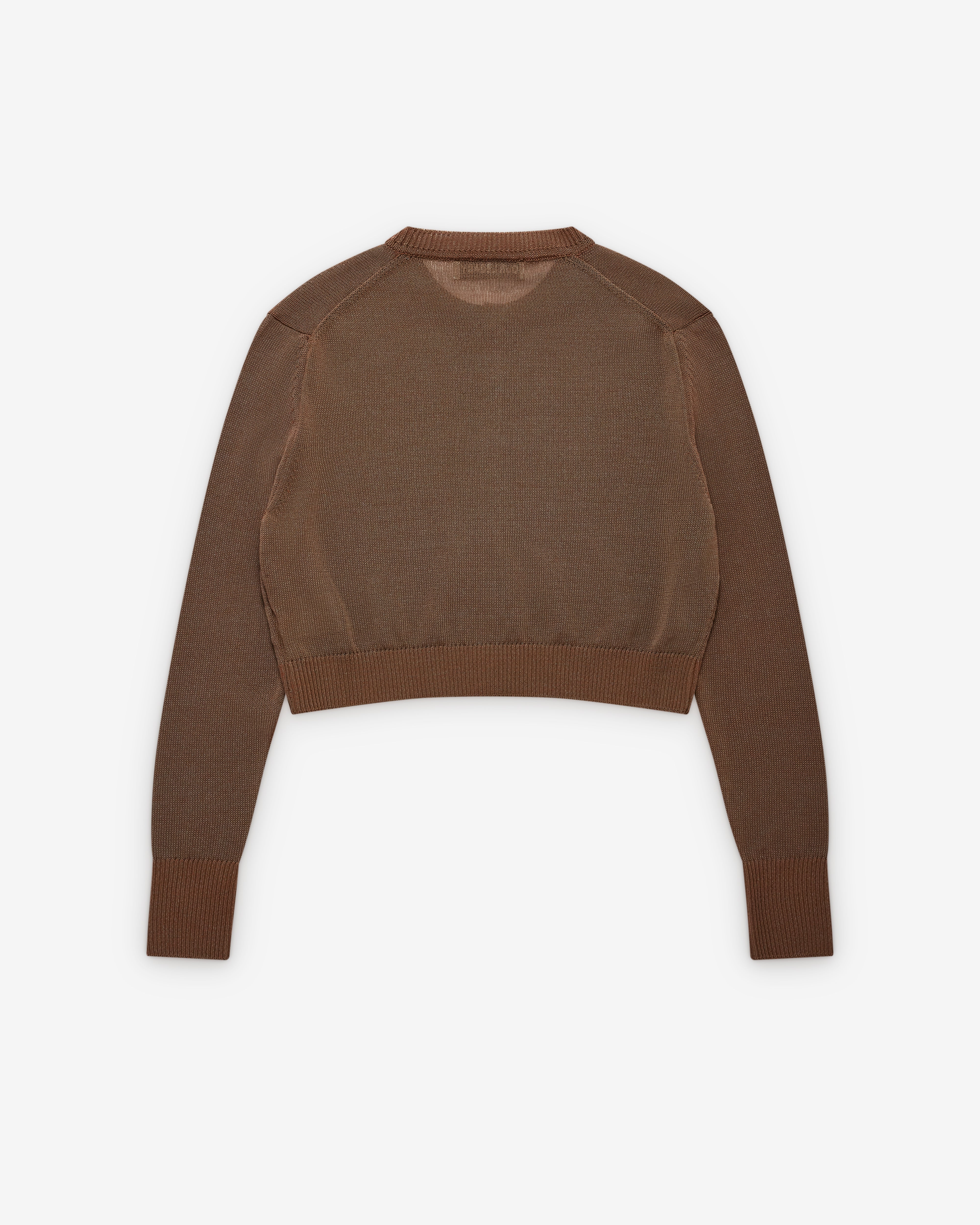 Our Legacy - Women's Micro Cardigan - (Cangiante Copper Tech Cotton) - Image 2