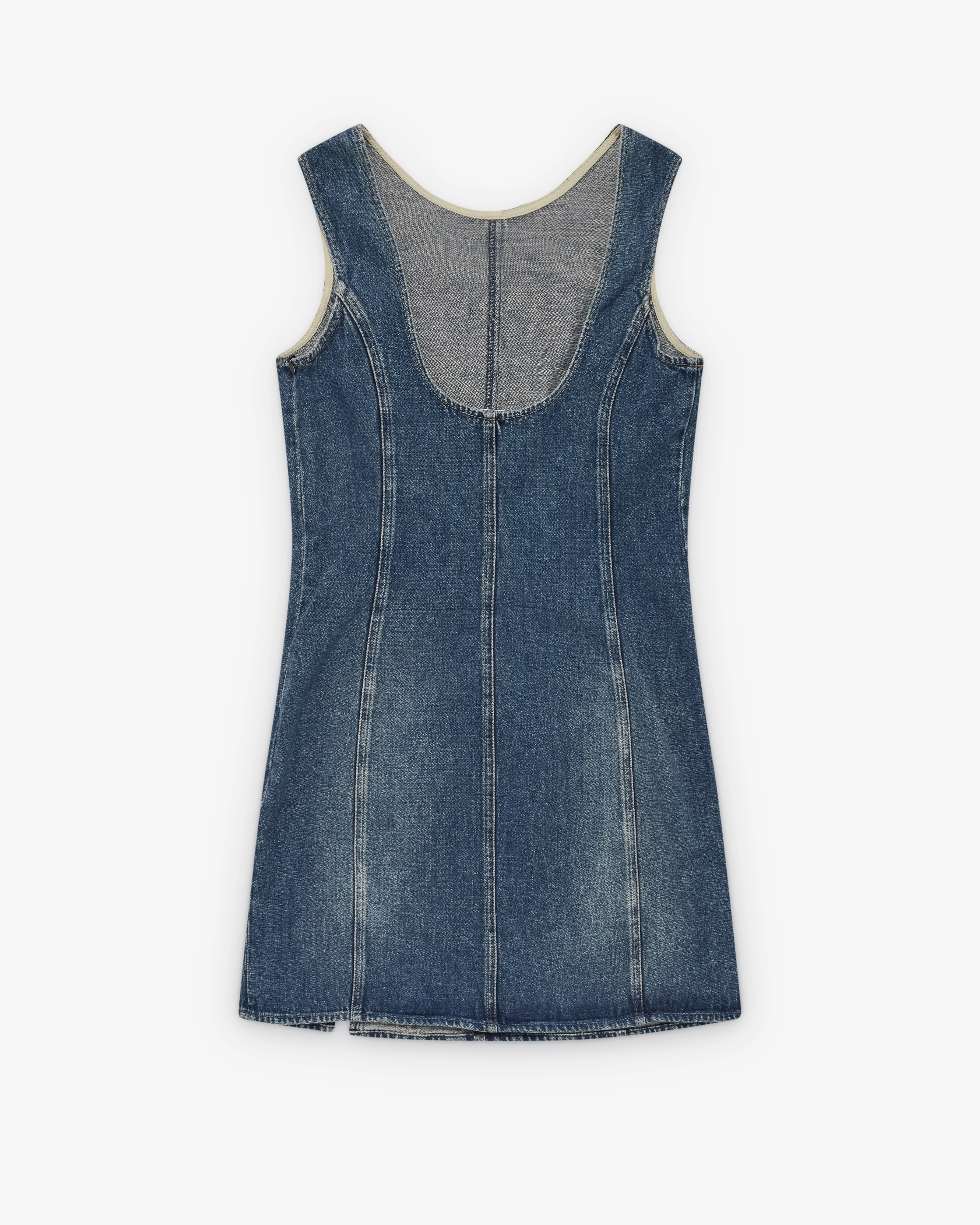 Our Legacy - Women's Pliant Dress - (Vienna Blue Wash) - Image 2