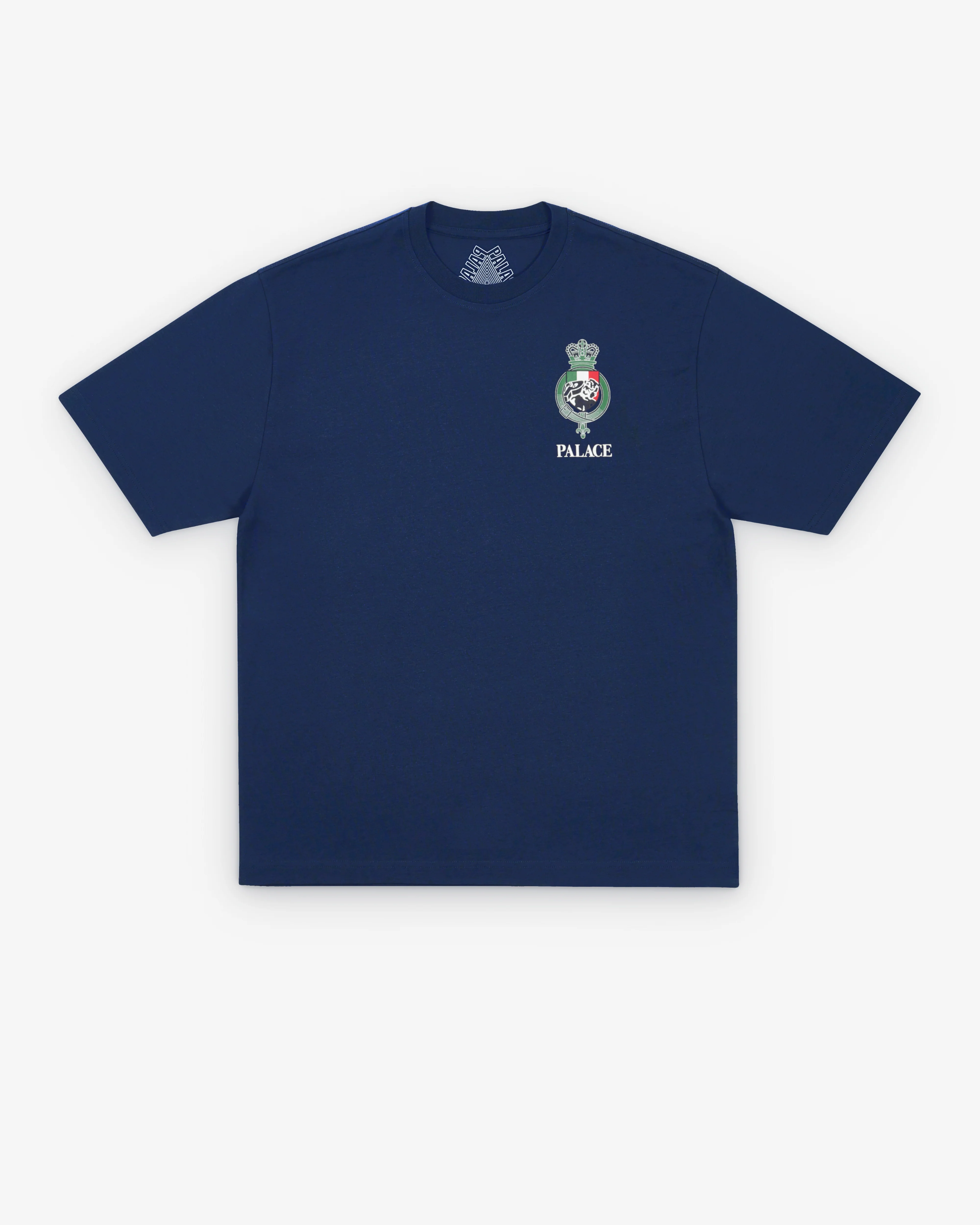 Palace - Men's Heavy Crest T-Shirt - (Navy) - Image 2