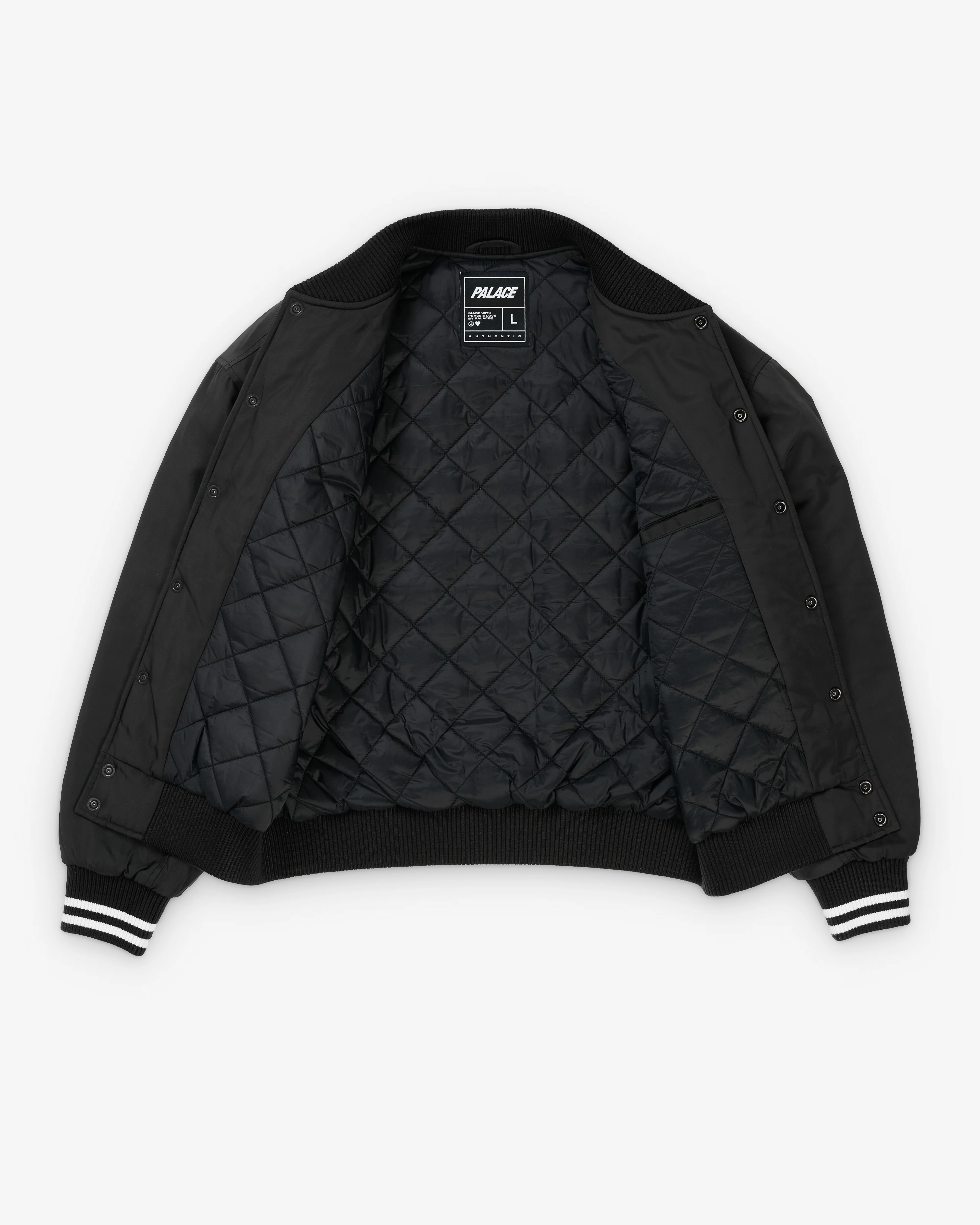 Palace - Men's Satin The Park Jacket - (Black) - Image 2