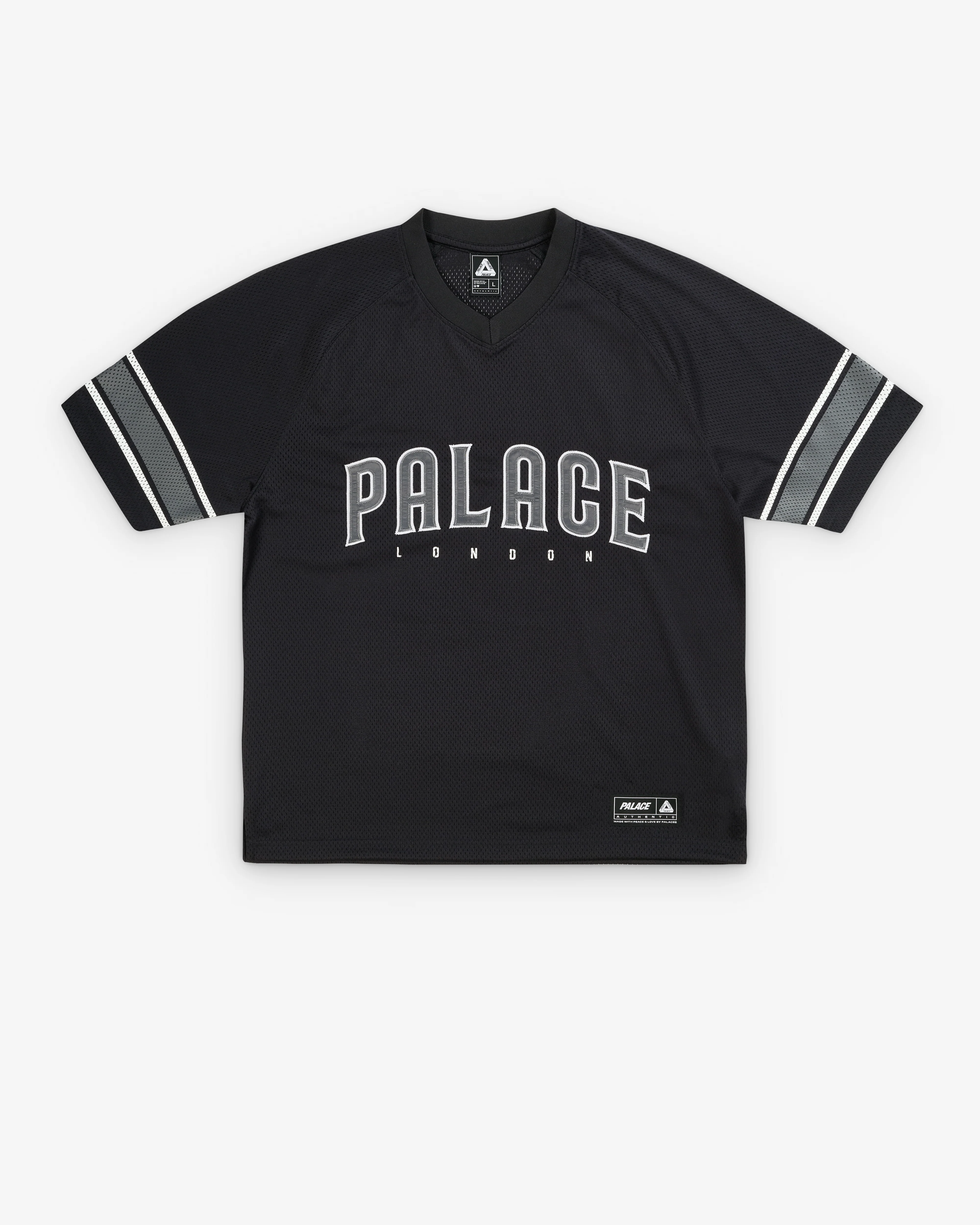 Palace - Men's Satin The Park Mesh Jersey - (Black)