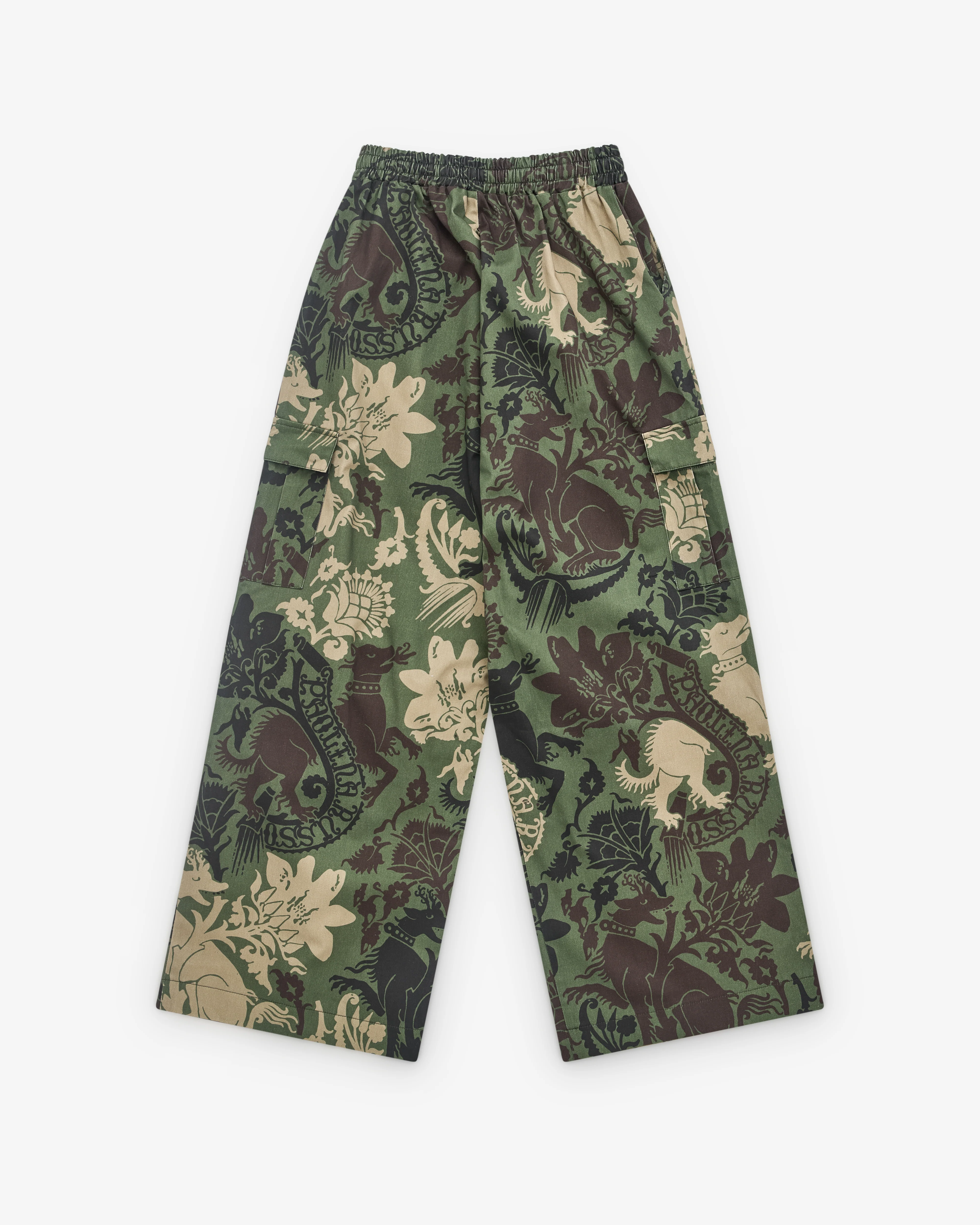 Paolina Russo - Women’s Cargo Camo Trousers - (Khaki) - Image 2
