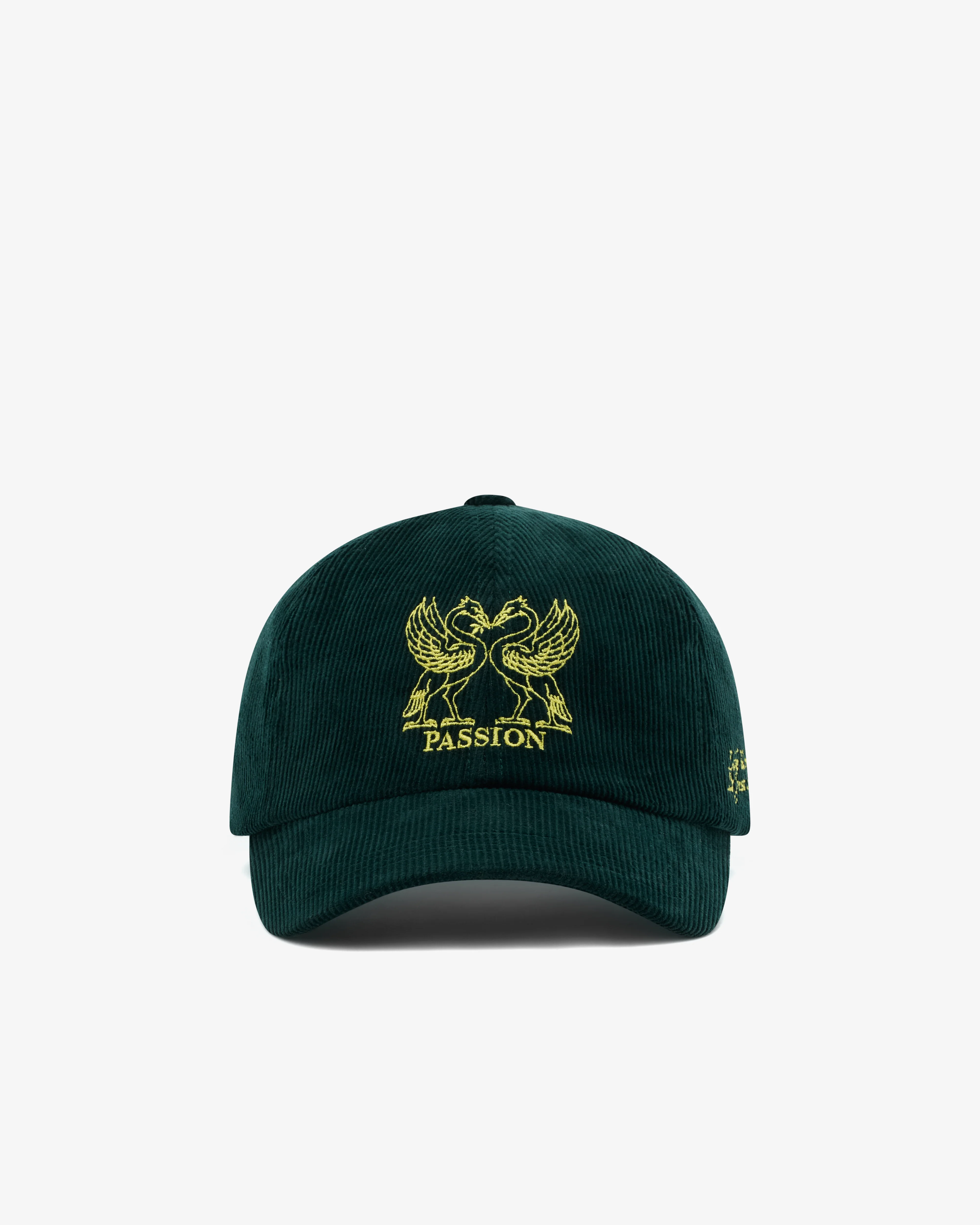 Passion - Men's Birds Cord 6 Panel Cap - (Green)