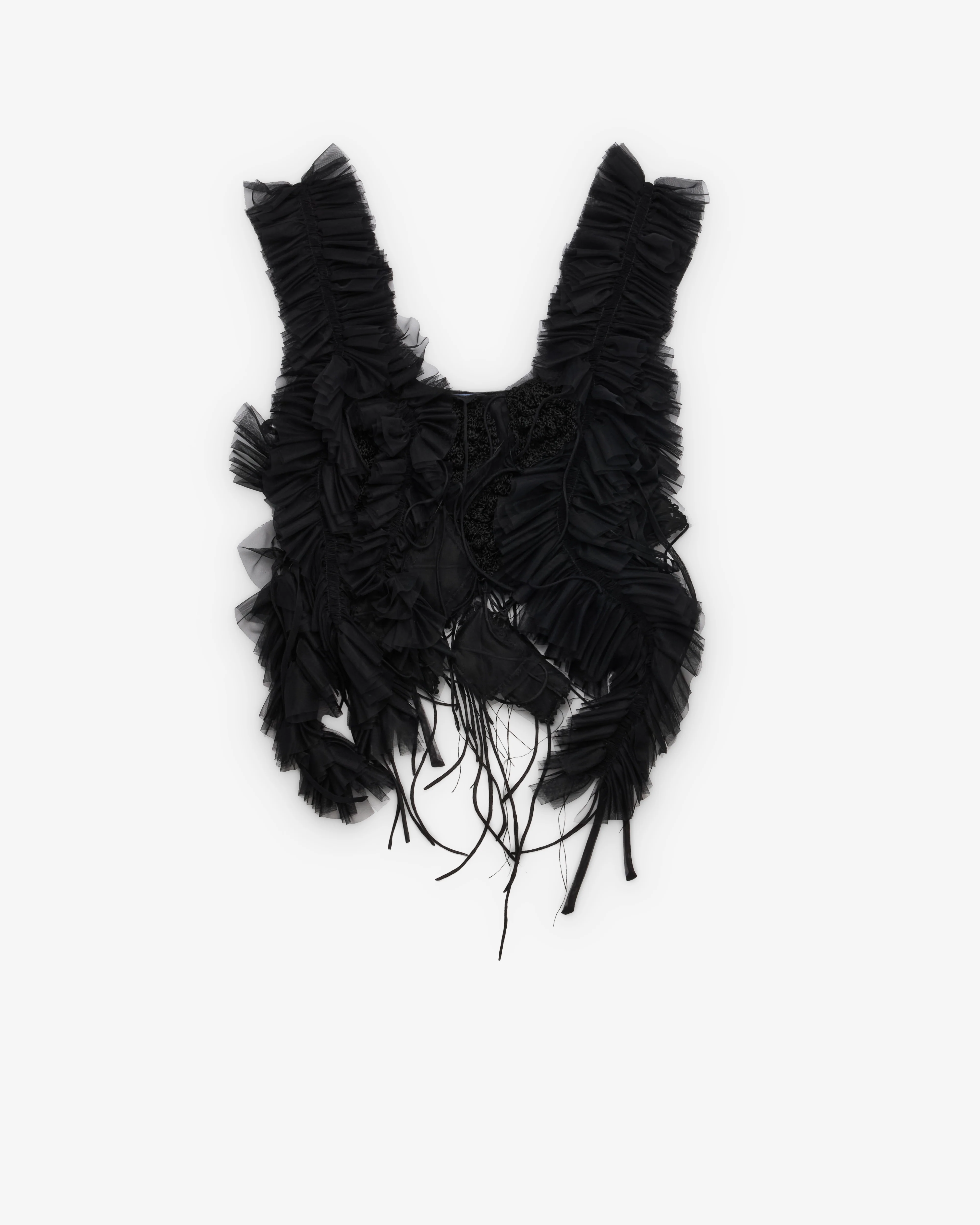 Pauline Dujancourt - Women's Diamond Textile Bird Top - (Black) - Image 2
