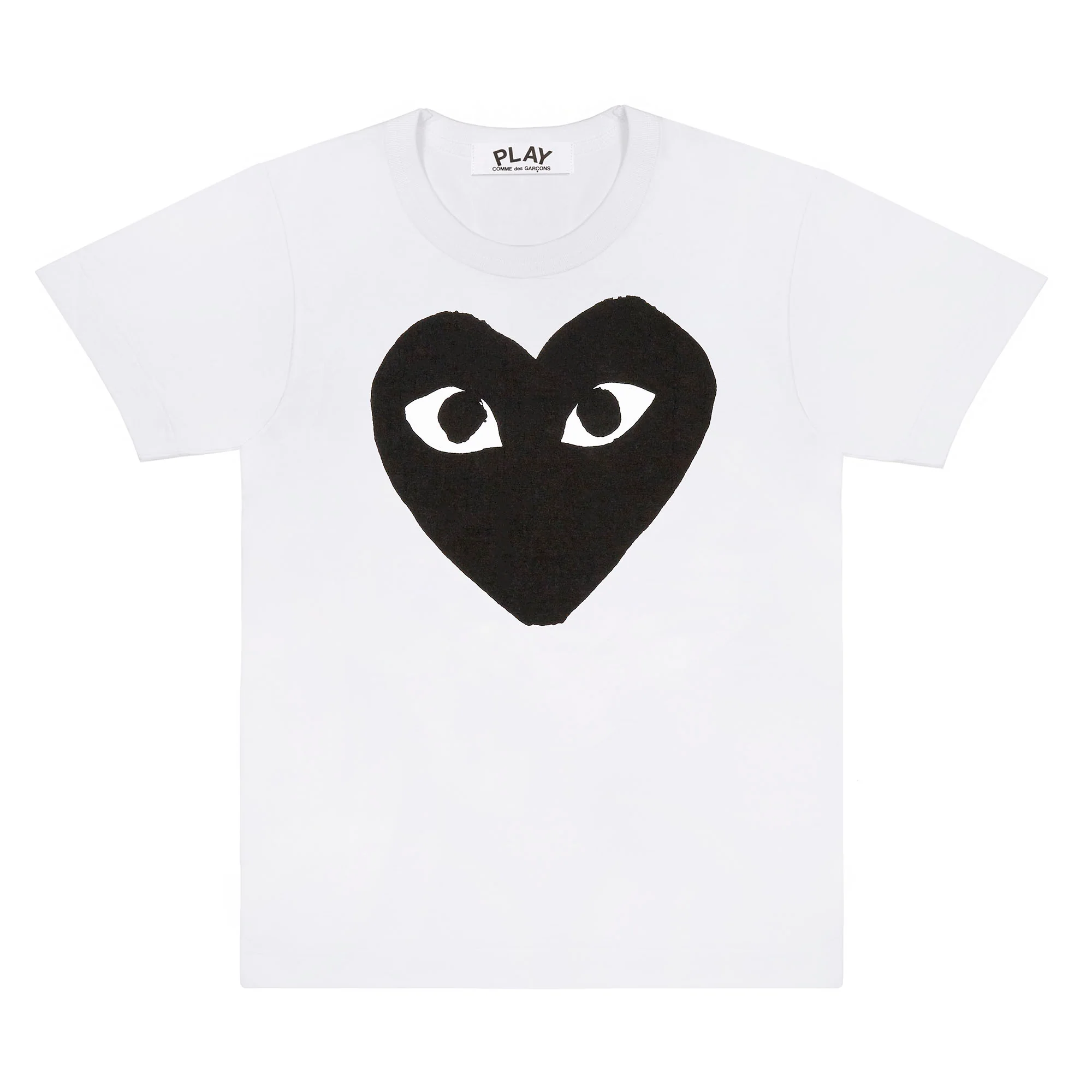 Play - Printed Black Heart T-Shirt - (Black)