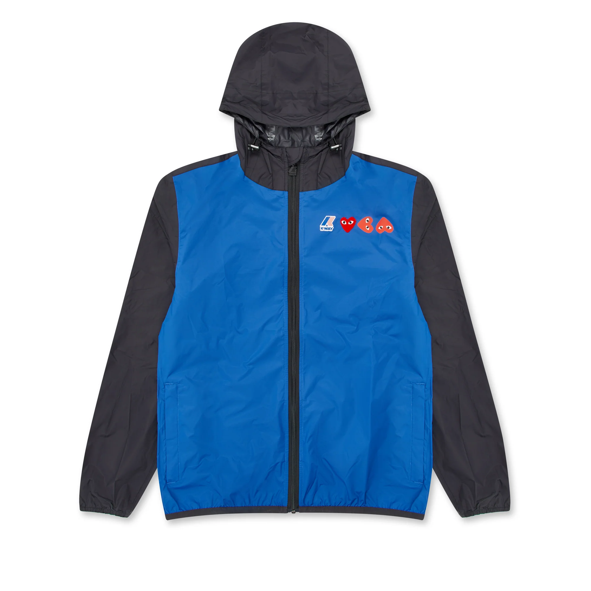 Play - K-Way Zip Jacket - (Blue/Black)