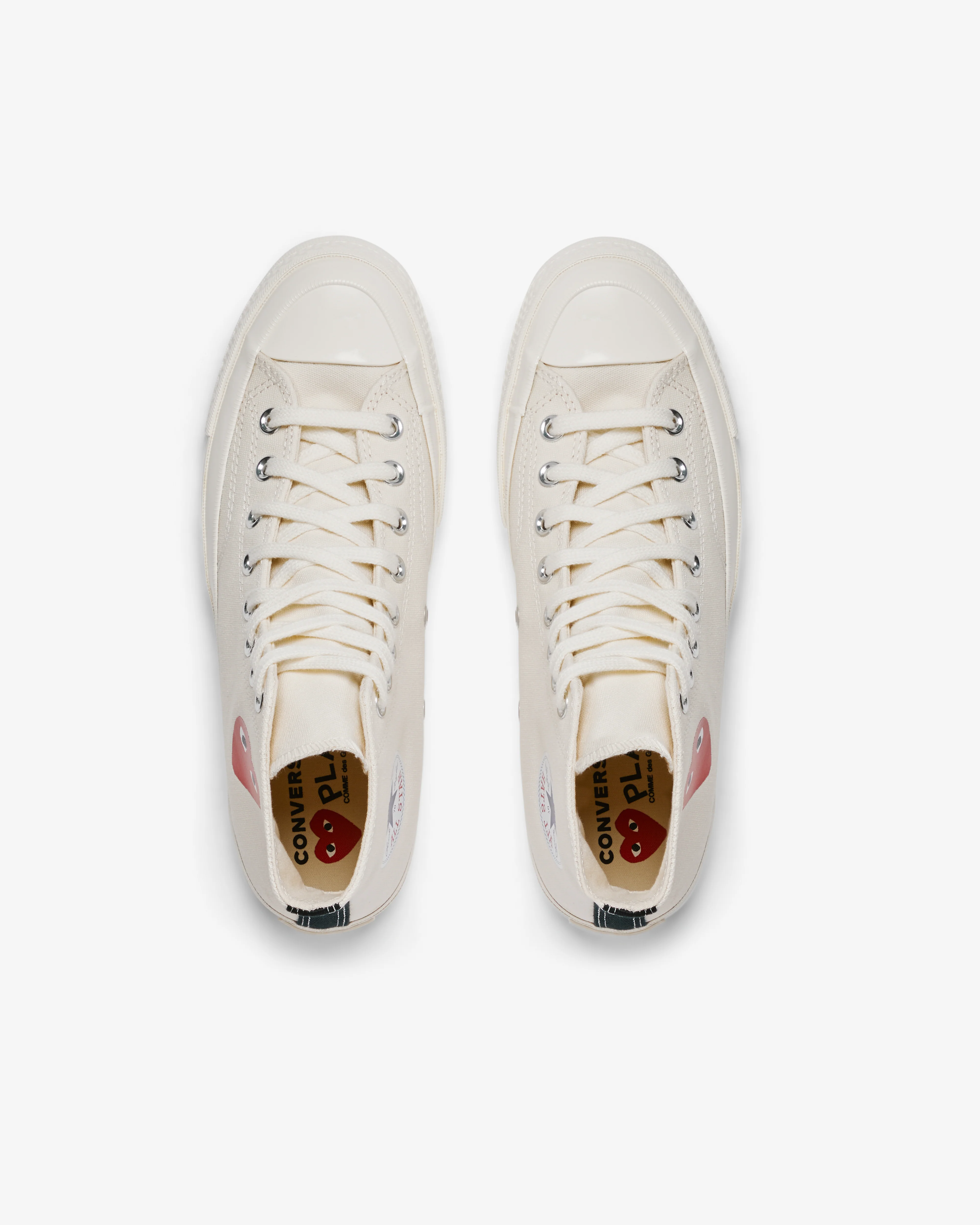 Play Converse - Small Red Heart All Star '70 High Sneakers - (White) - Image 6