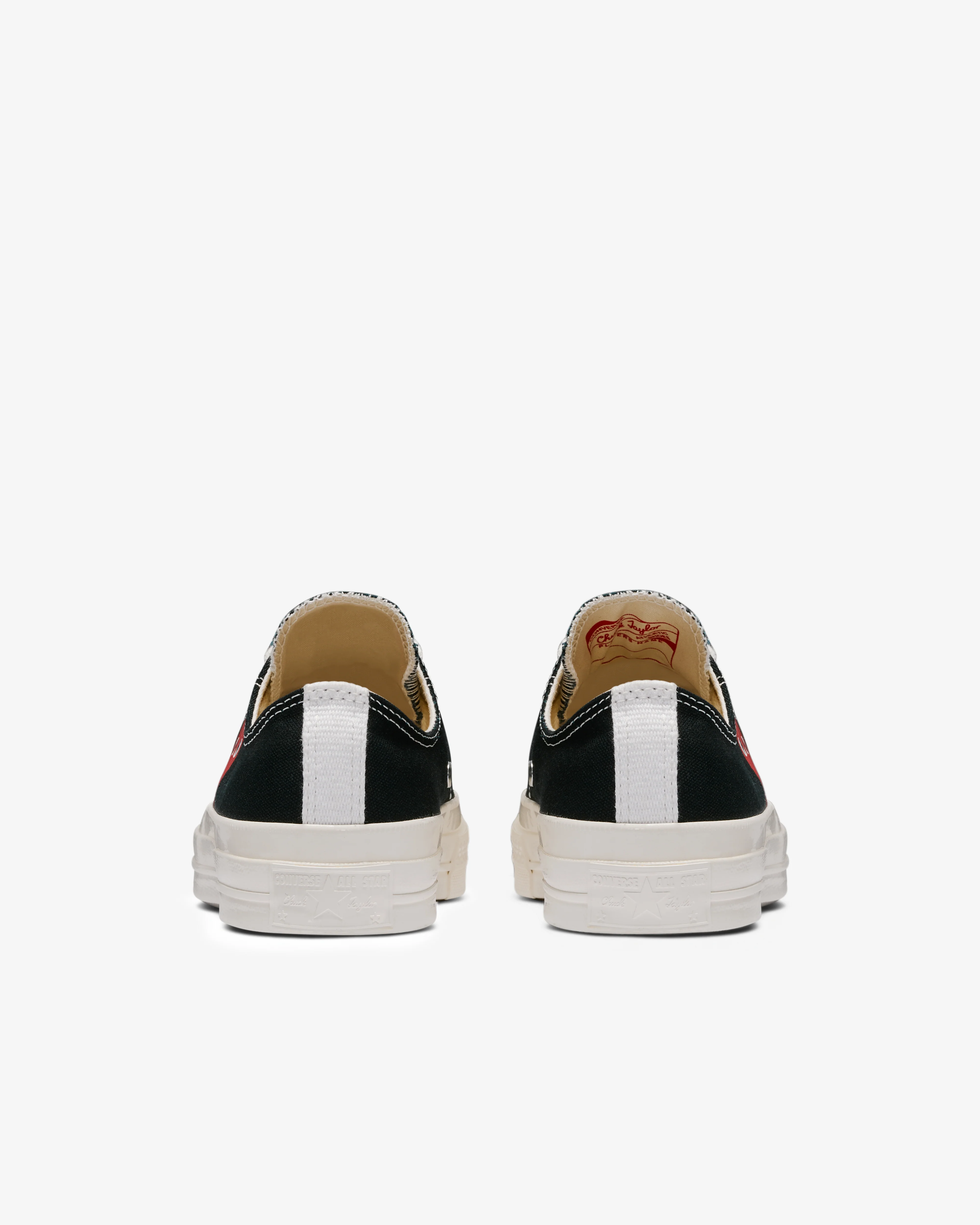Play Converse - Small Red Heart All Star '70 Low Sneakers - (Black) - Image 4
