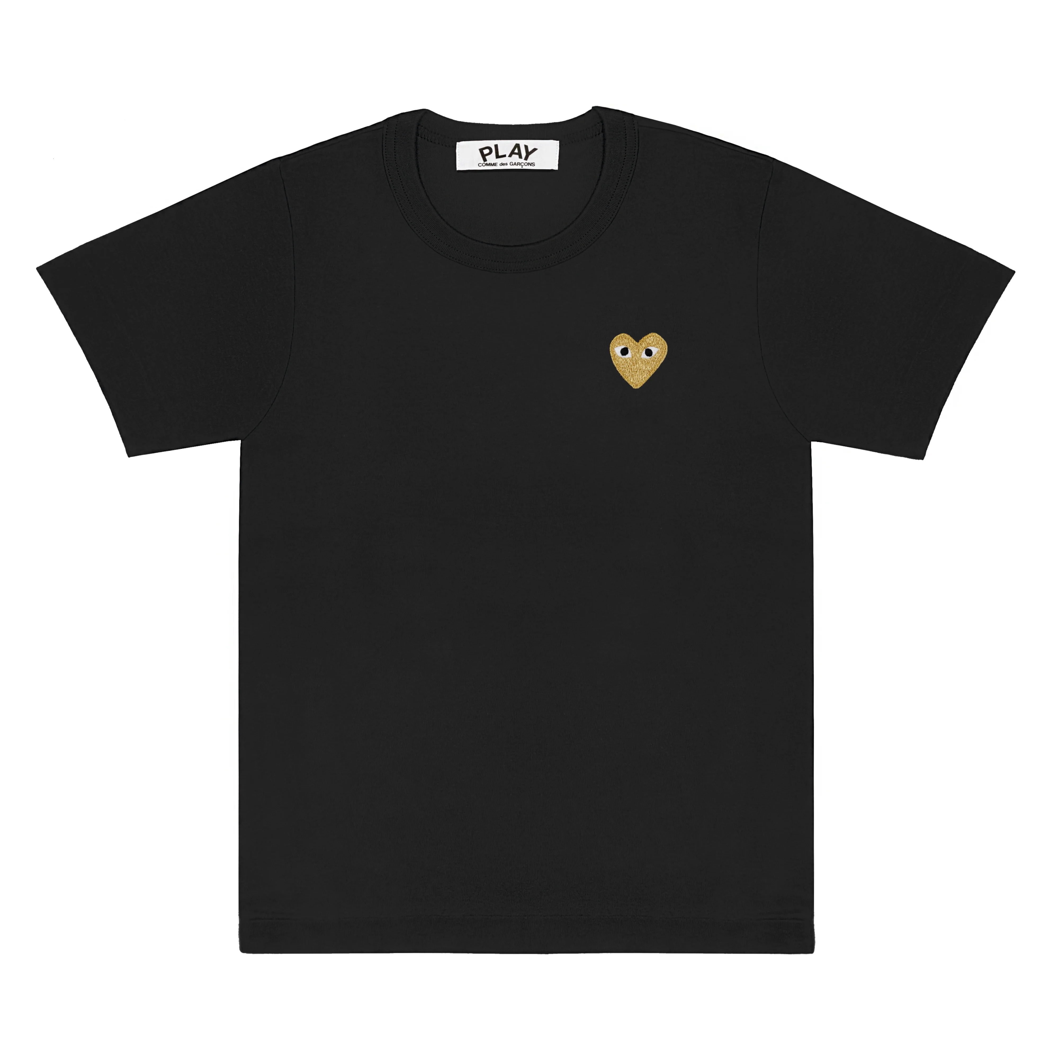 Play - Gold Heart T-Shirt - (Black)
