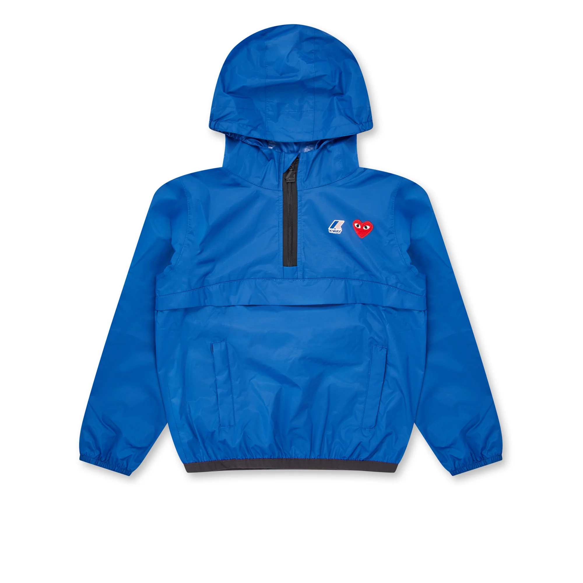 Play - Kids K-Way Half Zip Jacket - (Blue)