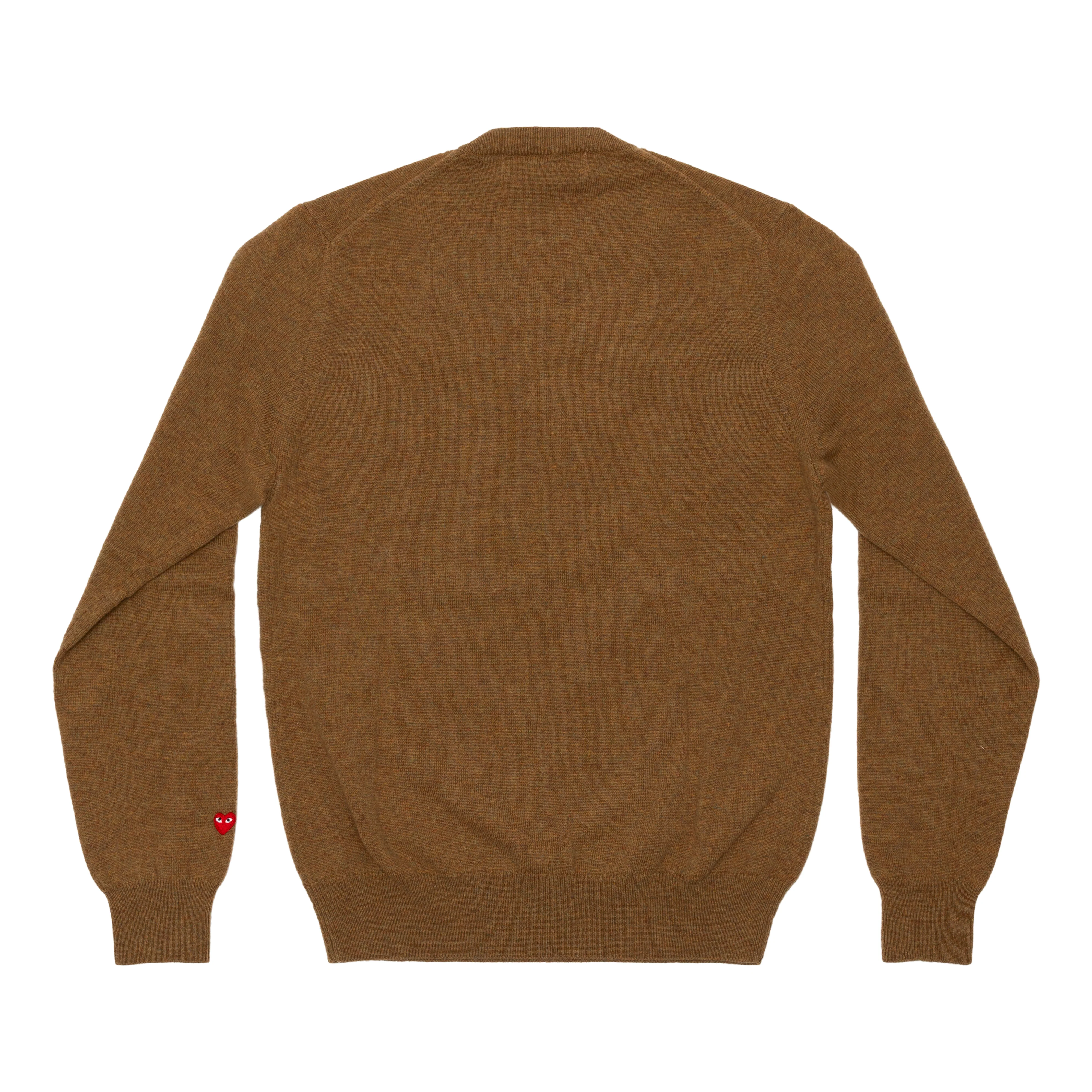 Play - Men’s Lambswool V Neck Sweater - (Brown) - Image 2