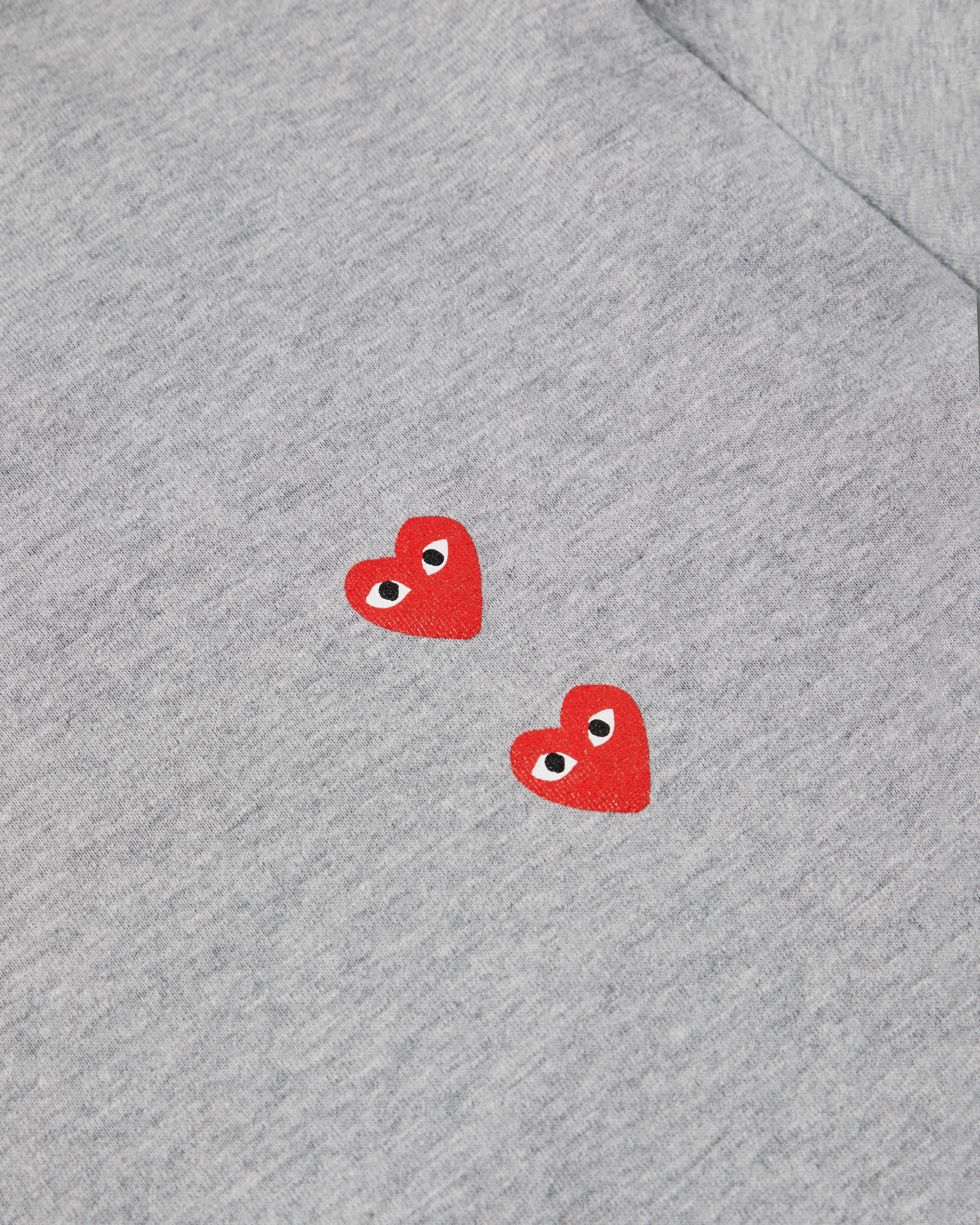 Play - Multi Red Heart Longsleeve T-Shirt - (Grey) - Image 2
