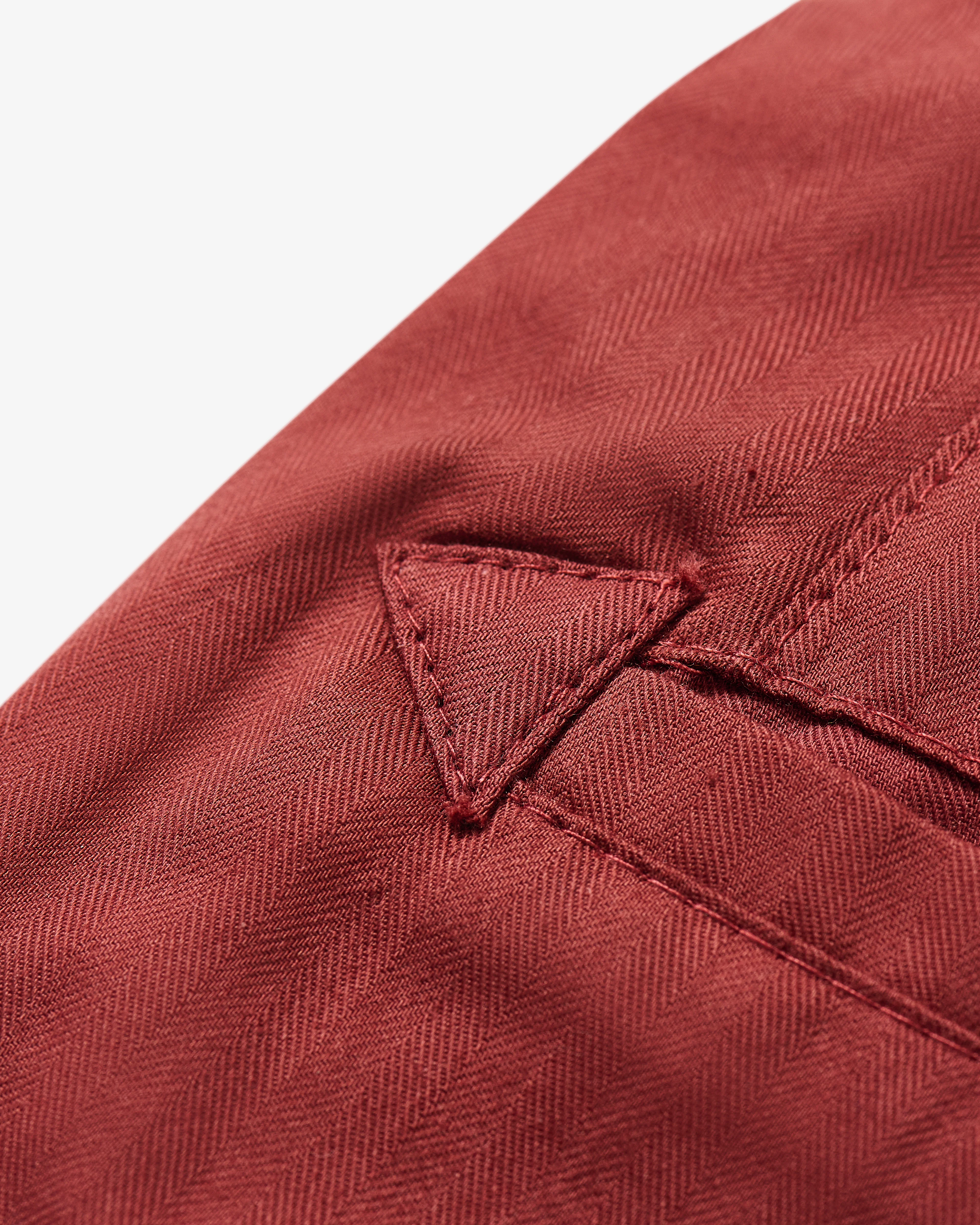 Pluto Of Saint Andrews - Men's Pleated Trouser - (Garnet) - Image 3