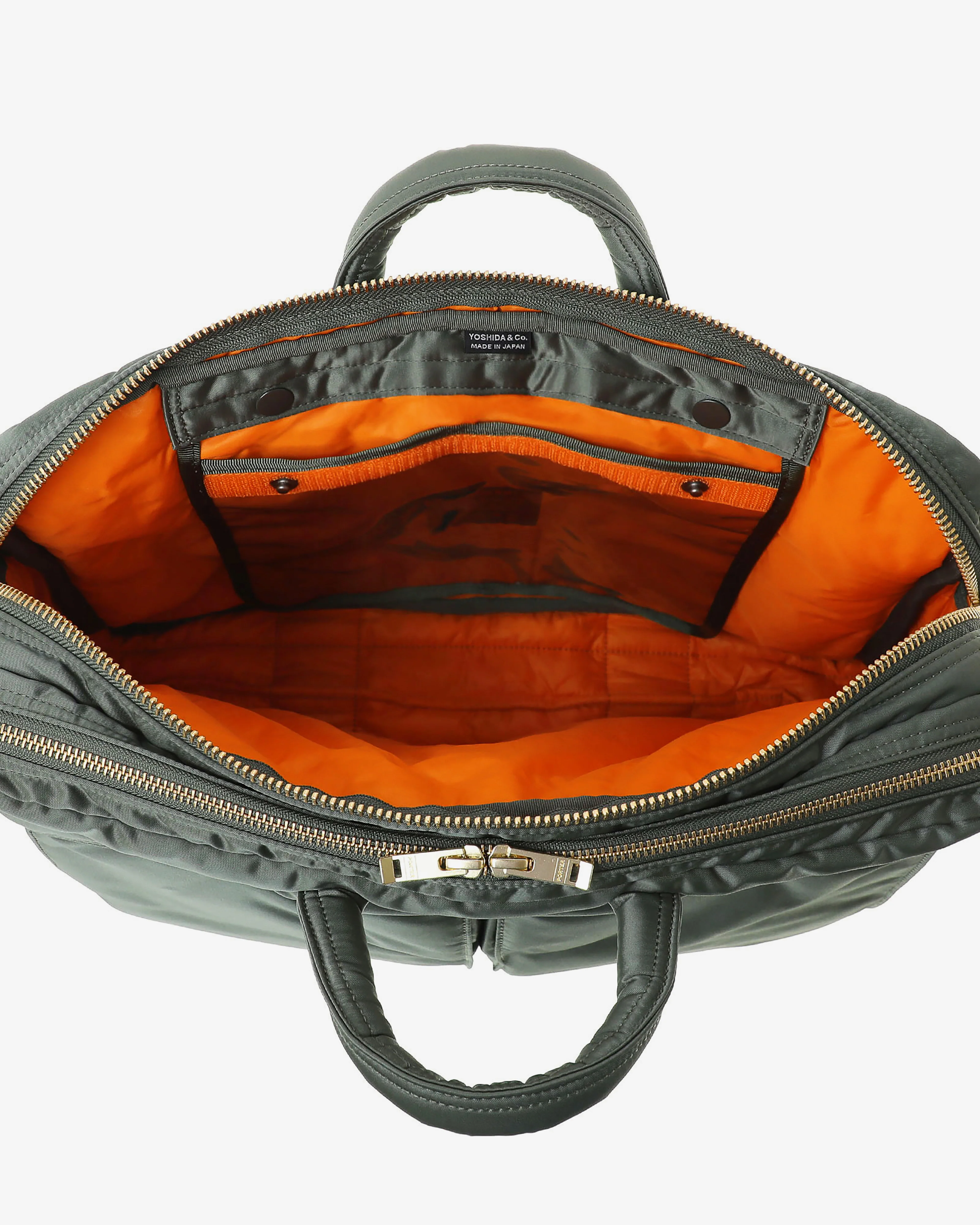 Porter Yoshida & Co. - Tanker 2Way Document Bag w Zip - (Green) - Image 4