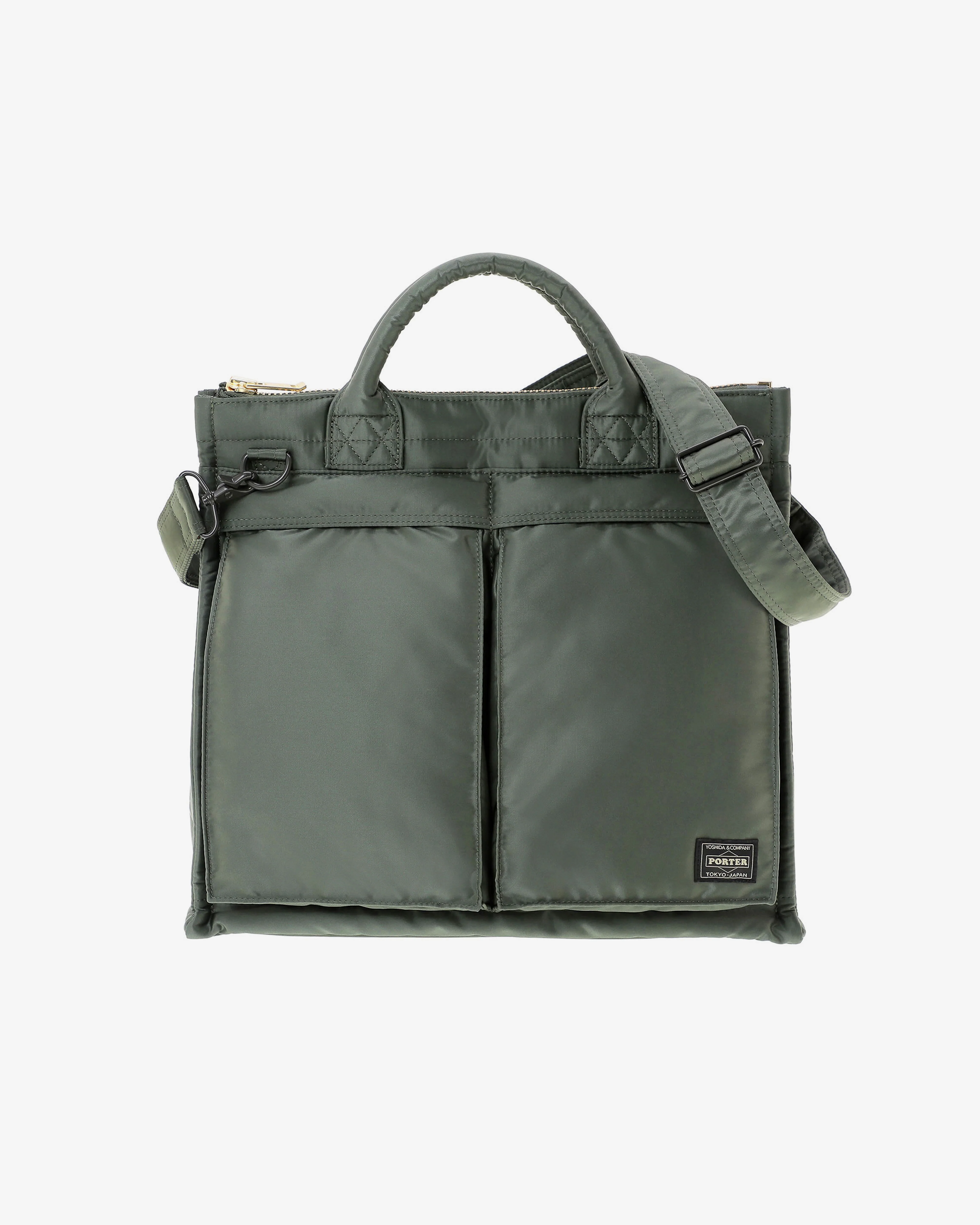 Porter Yoshida & Co. - Tanker Square Tote Bag (L) - (Green) - Image 2