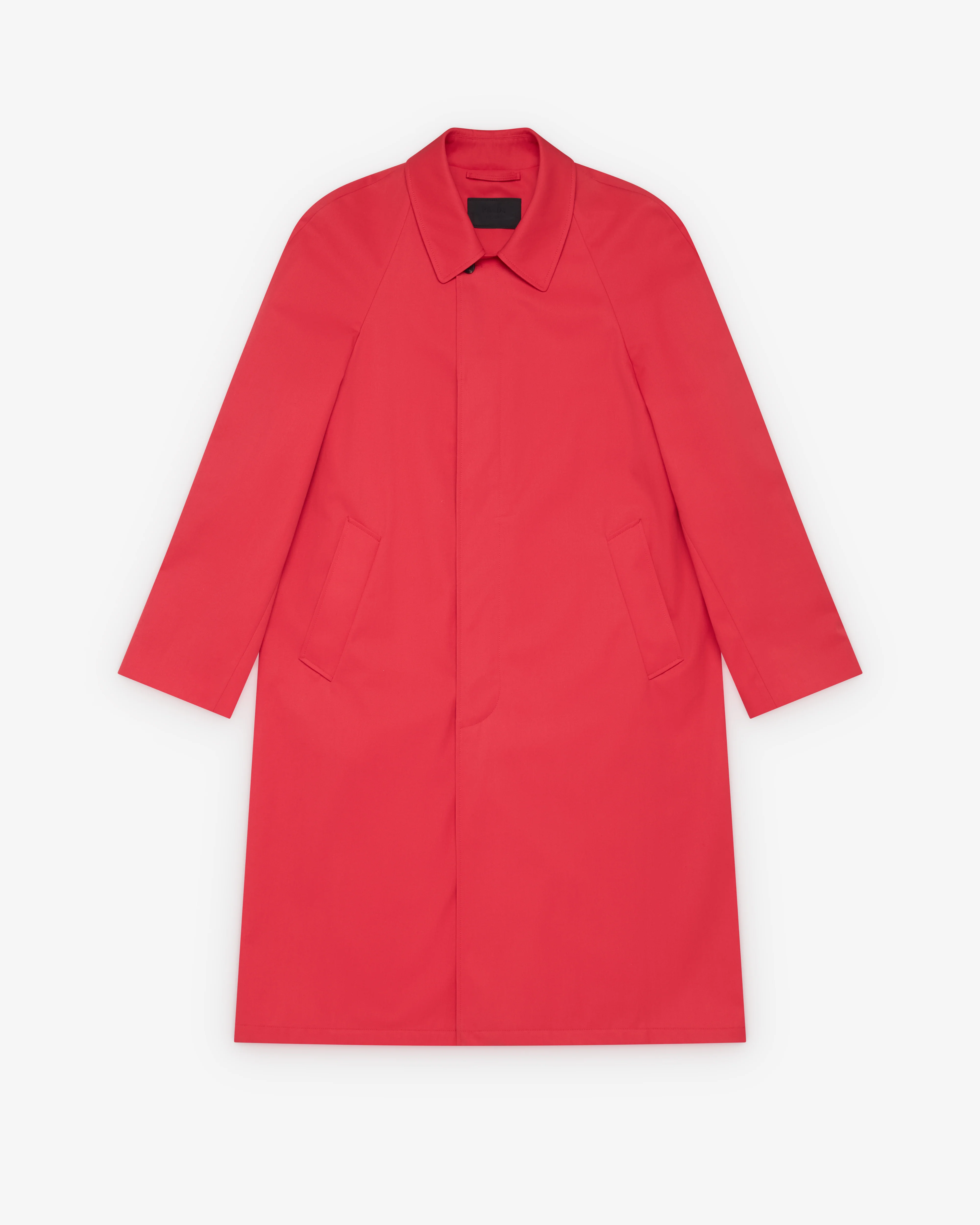 Prada - Men's Technical Gabardine Coat - (Red)