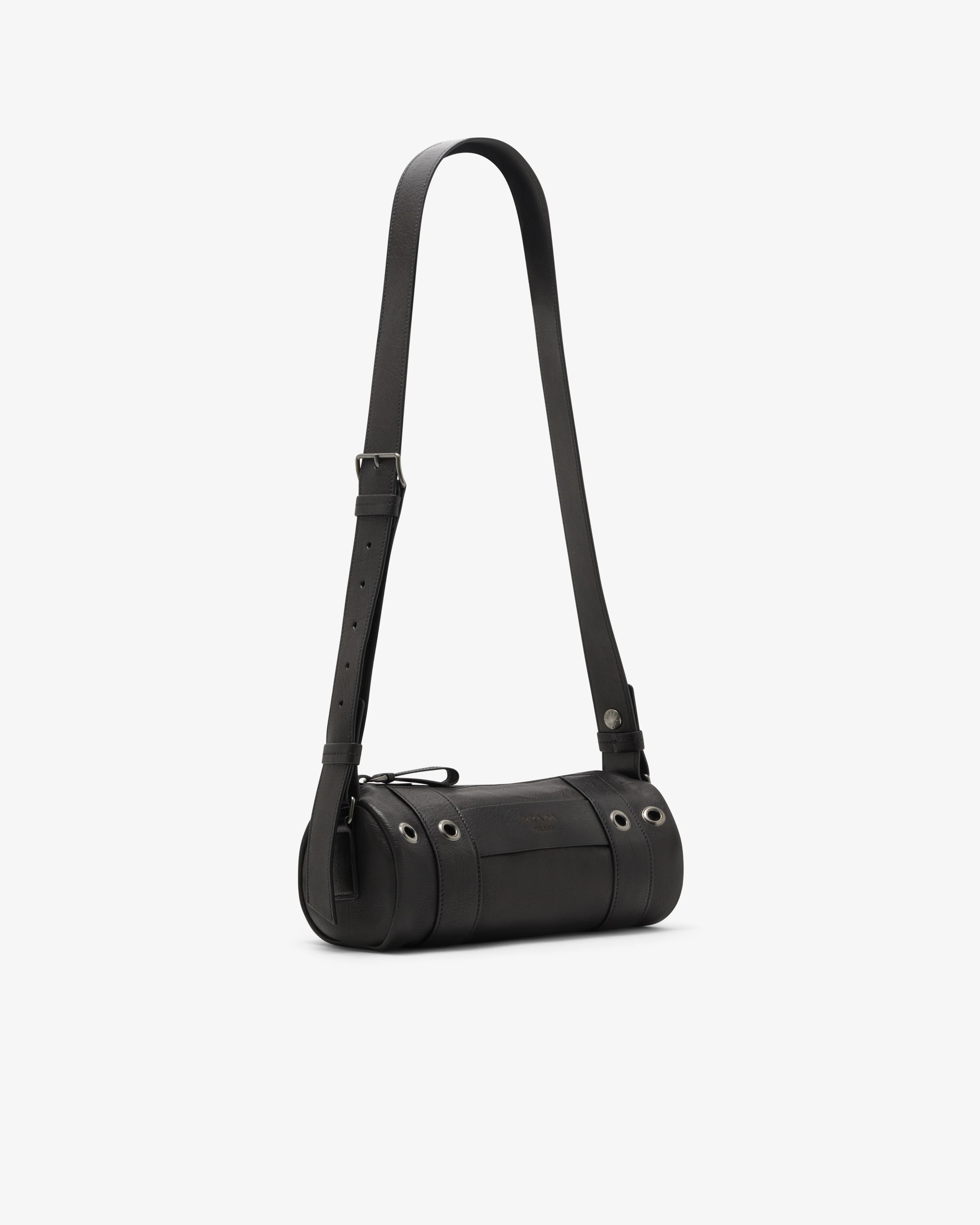 Prada - Men's Leather Shoulder Bag - (Black) - Image 2