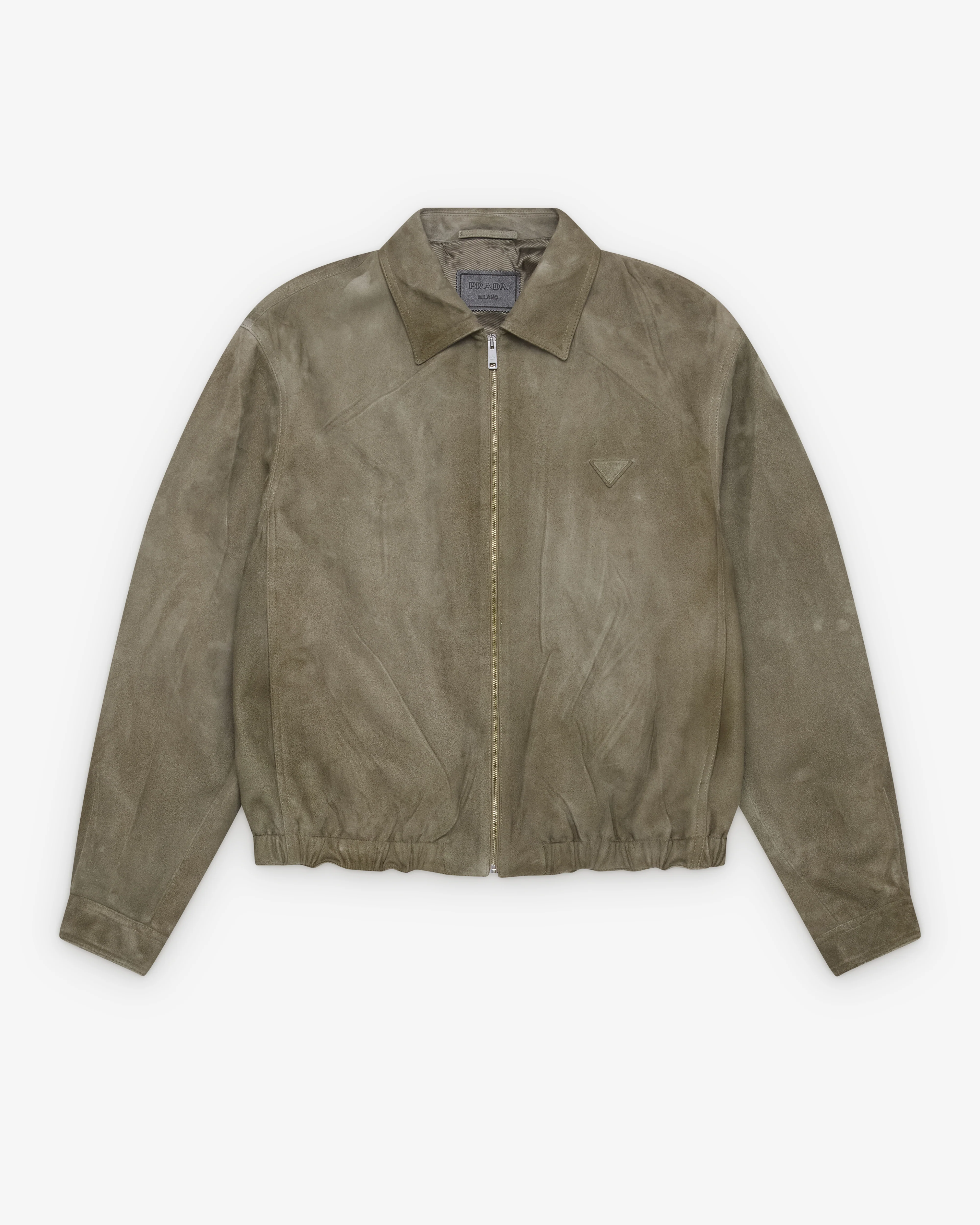 Prada - Men's Suede Jacket - (Sage Green)