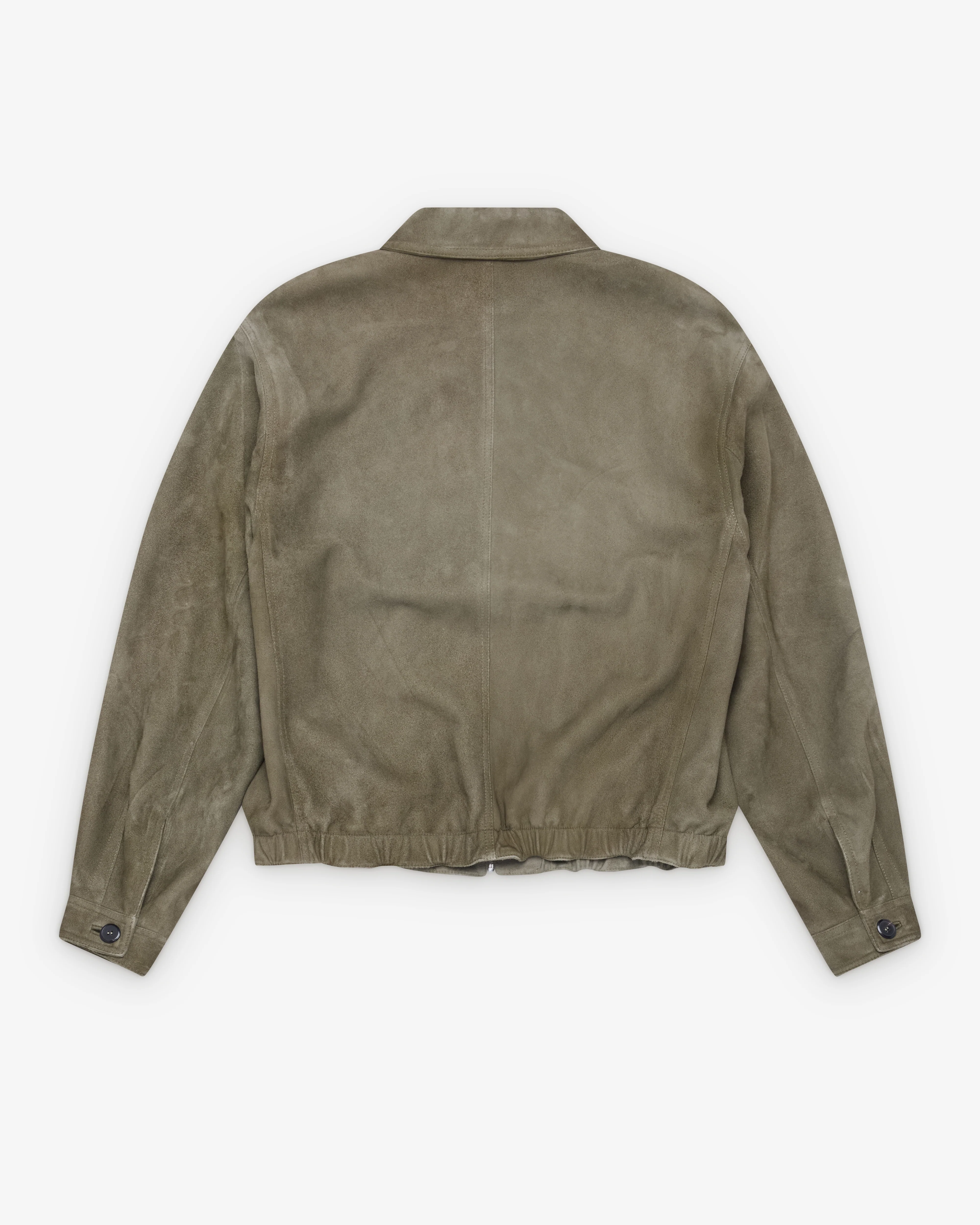 Prada - Men's Suede Jacket - (Sage Green) - Image 2