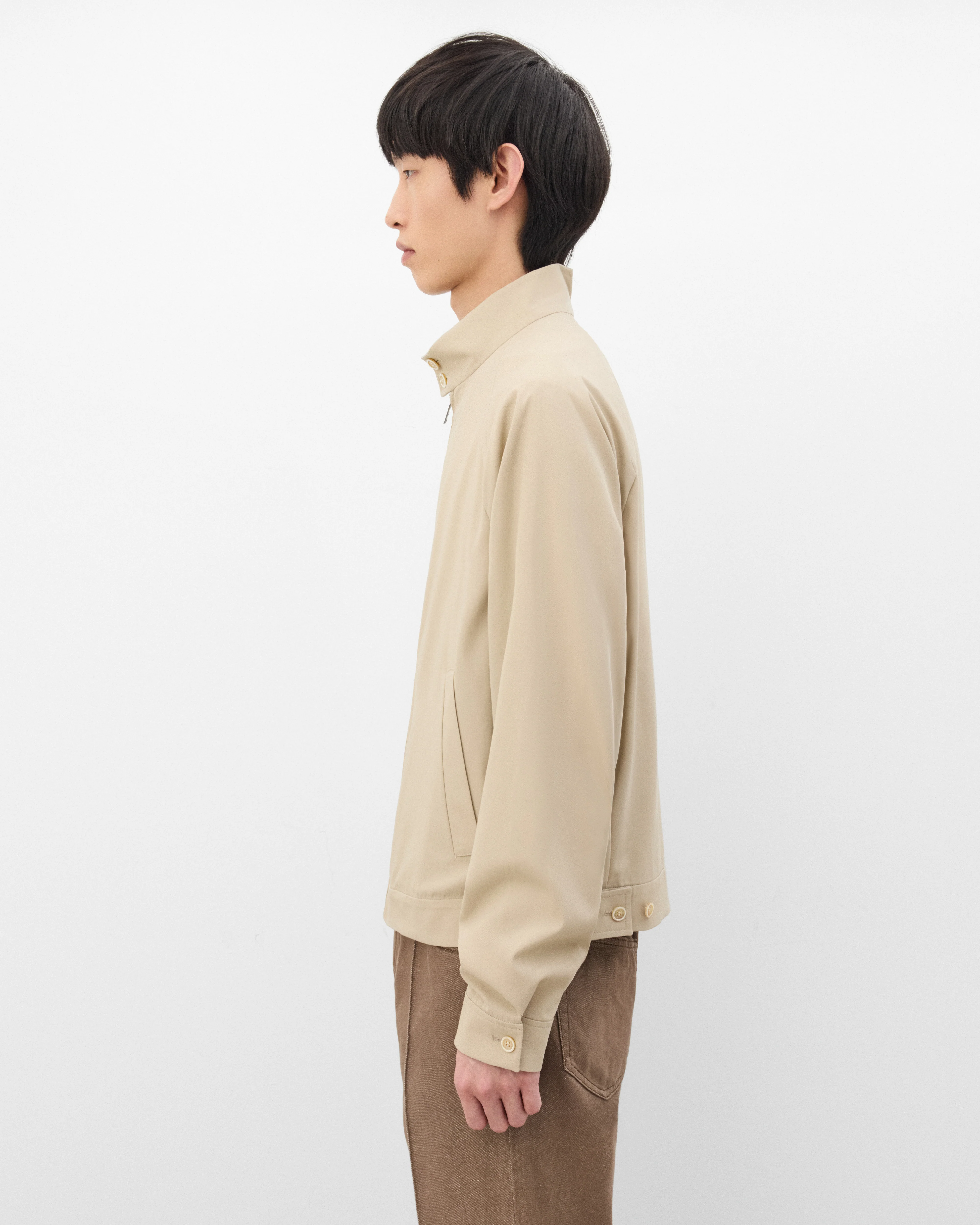 Prada - Men's Harrington Jacket - (Beige) - Image 4