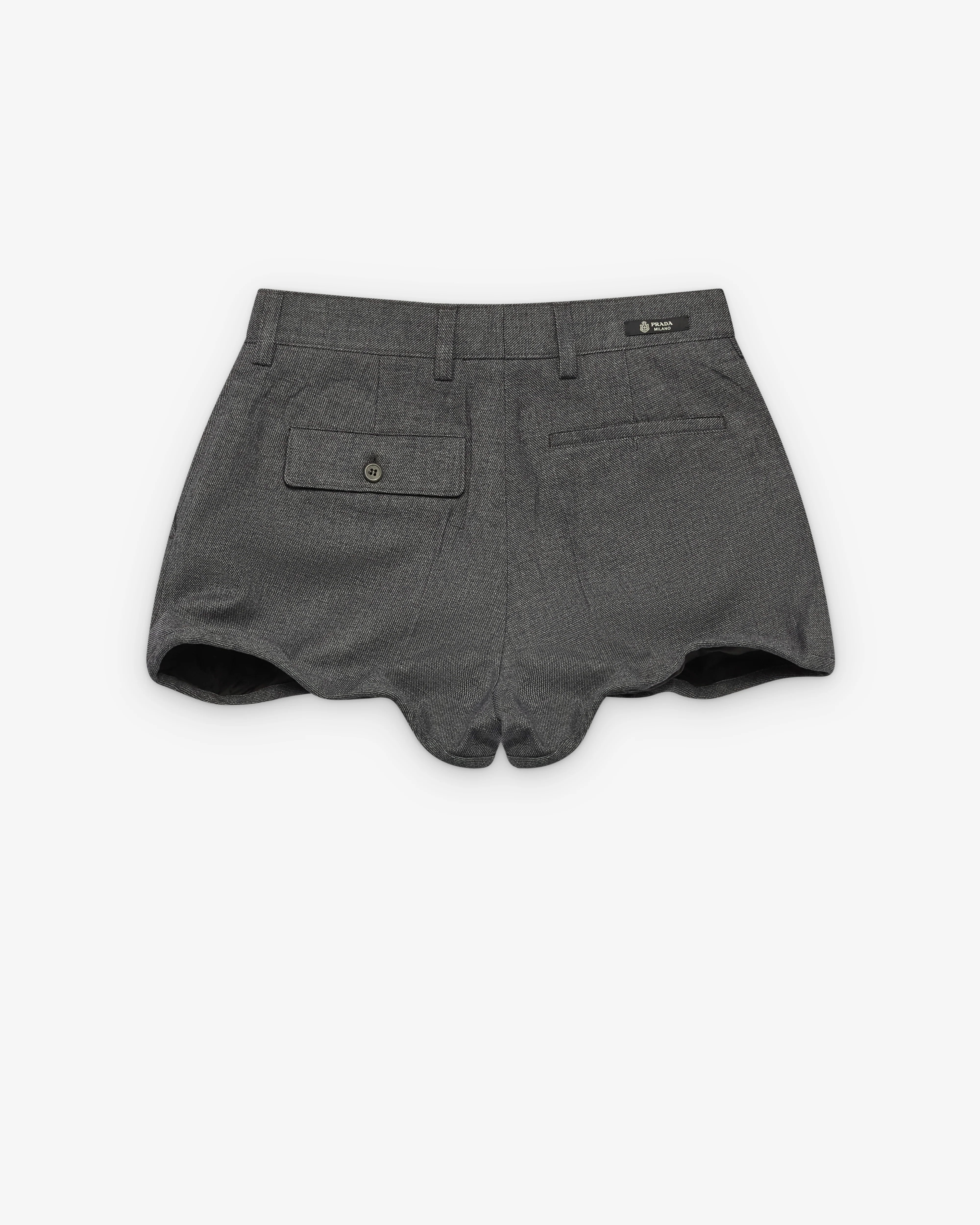 Prada - Women's Men's Hem Shorts - (Grey) - Image 2