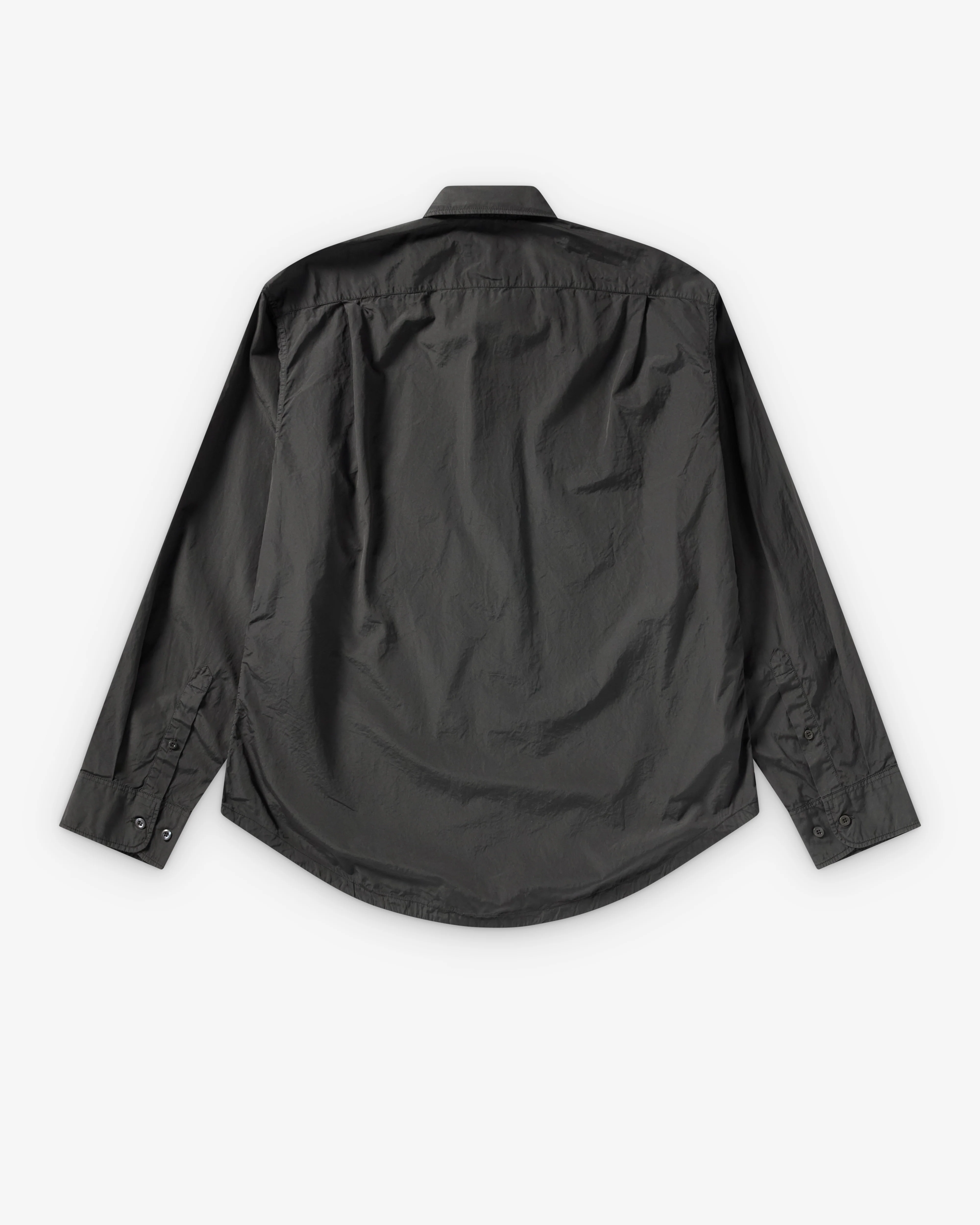 Prada - Men's Pearl Cotton Shirt - (Asphalt Gray) - Image 2