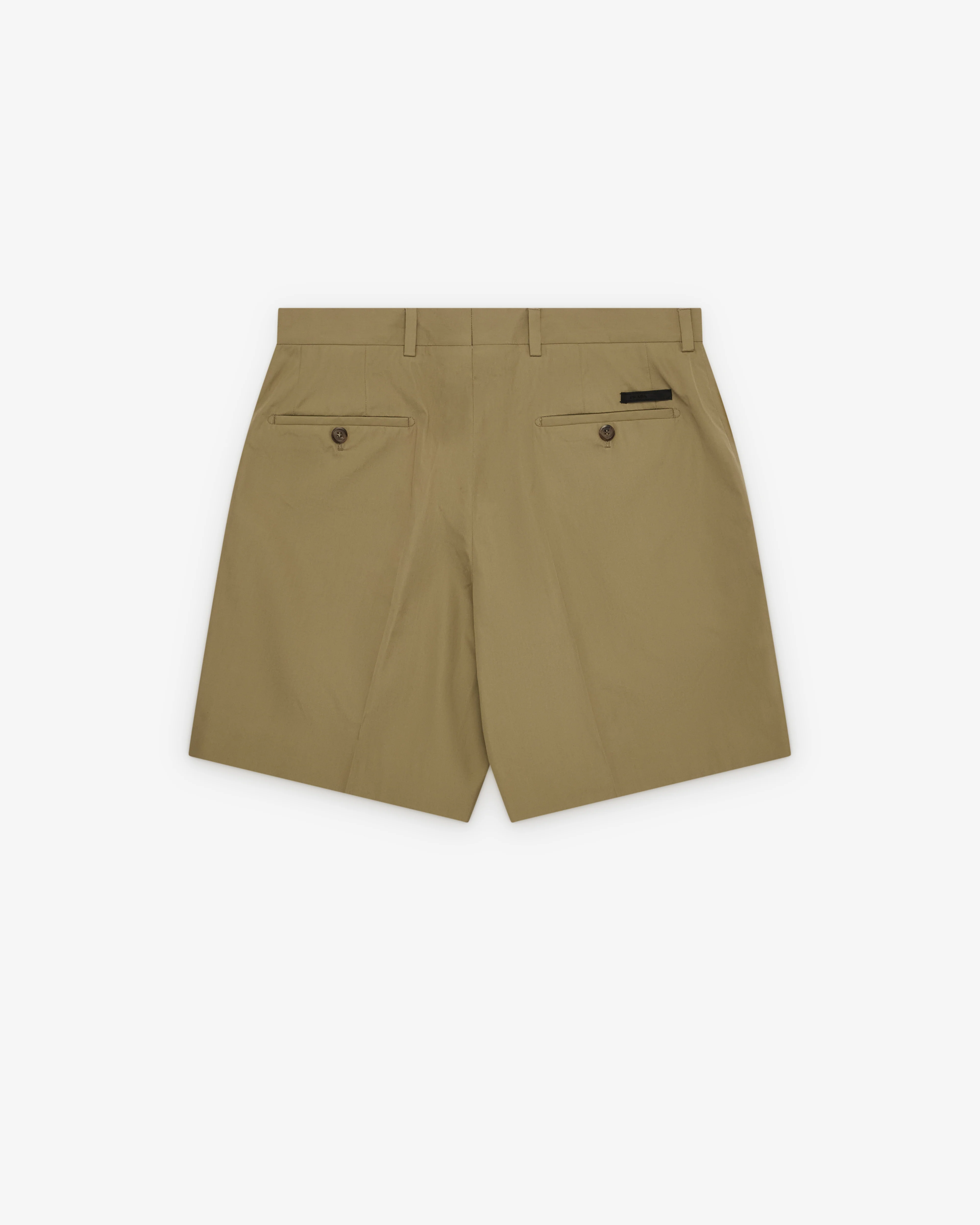 Prada - Men's Pleated Shorts - (Beige) - Image 2