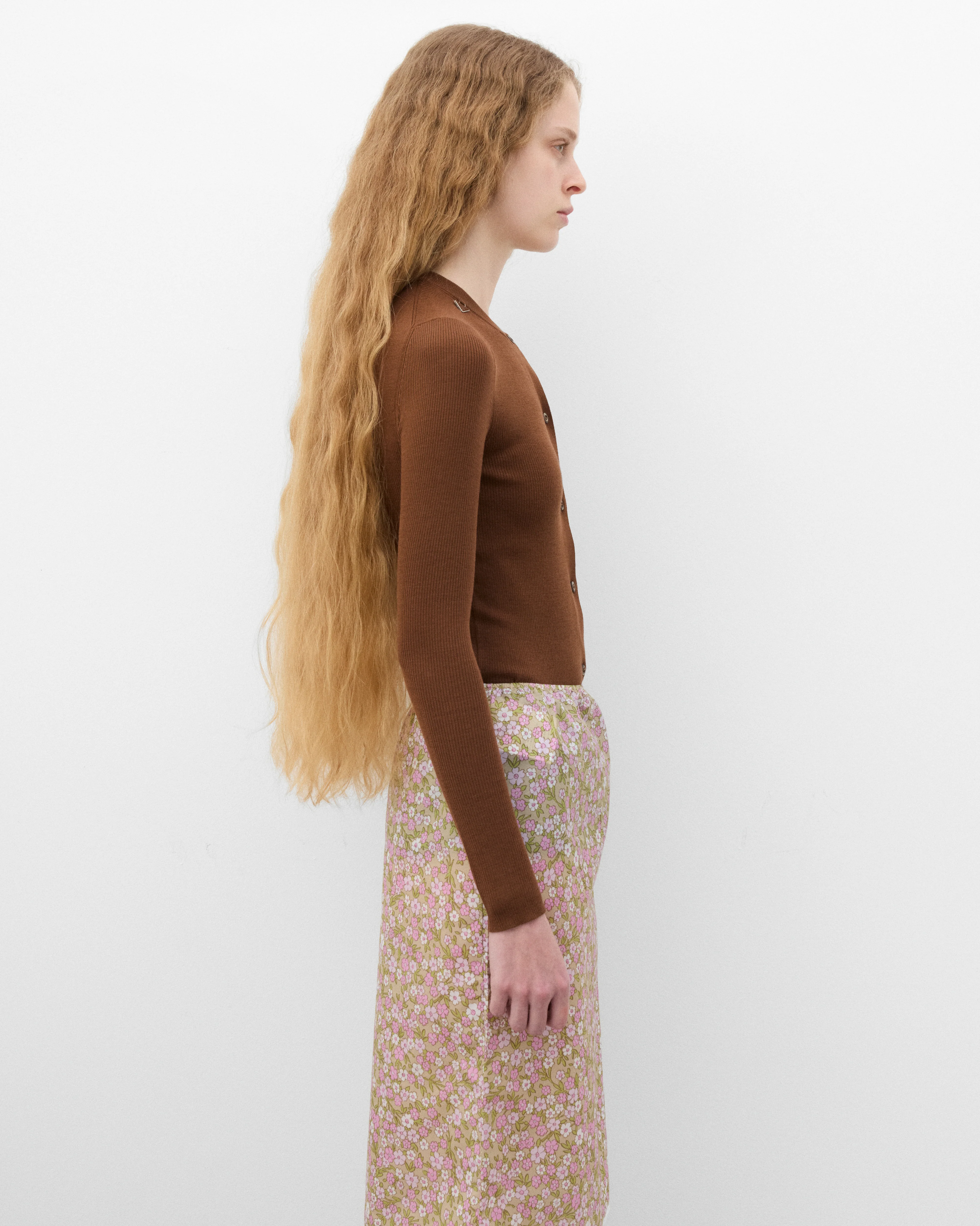 Prada - Women's Cardigan - (Tobacco) - Image 4