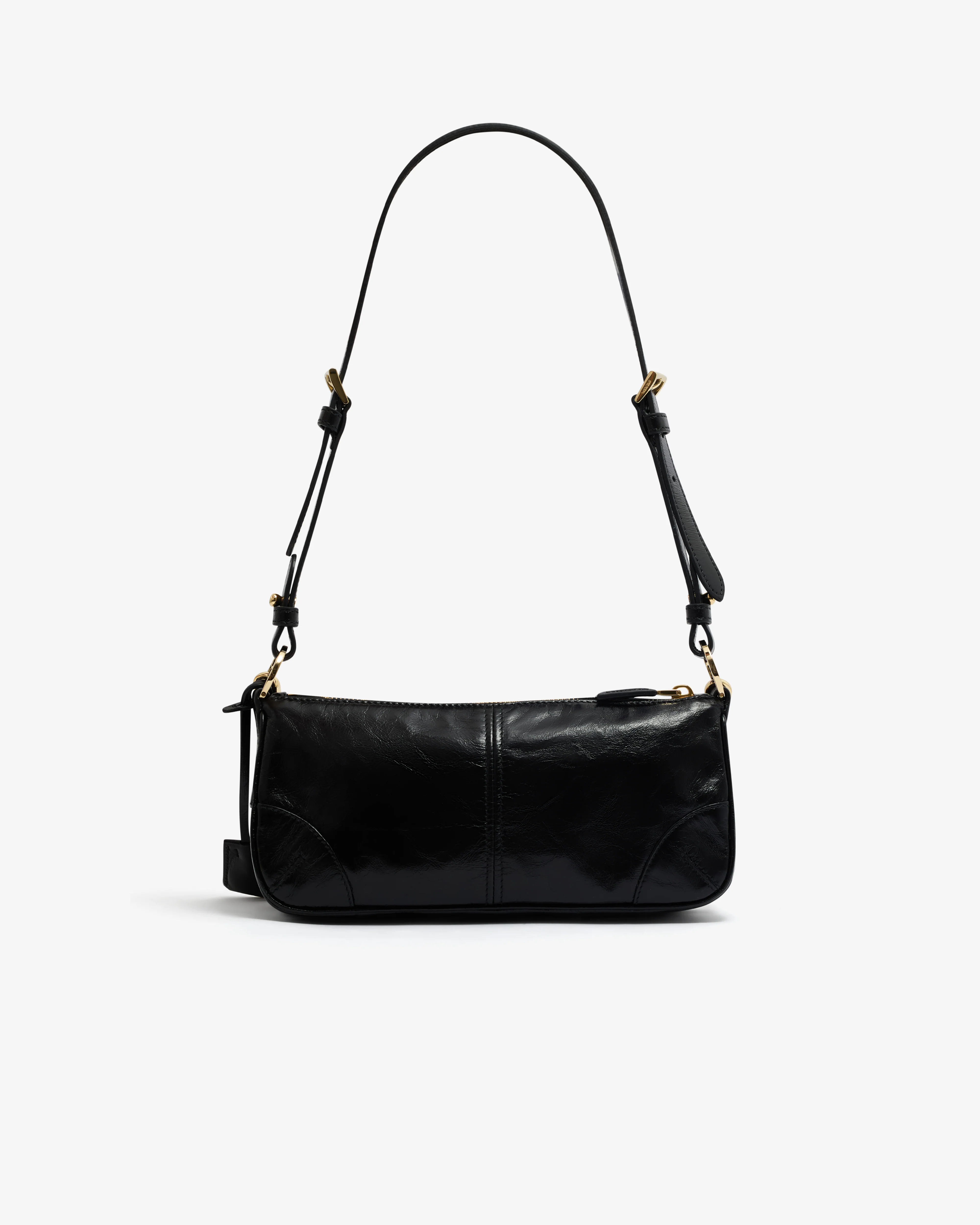 Prada - Women’s Re-Edition 2002 Medium Leather Shoulder Bag - (Black) - Image 3