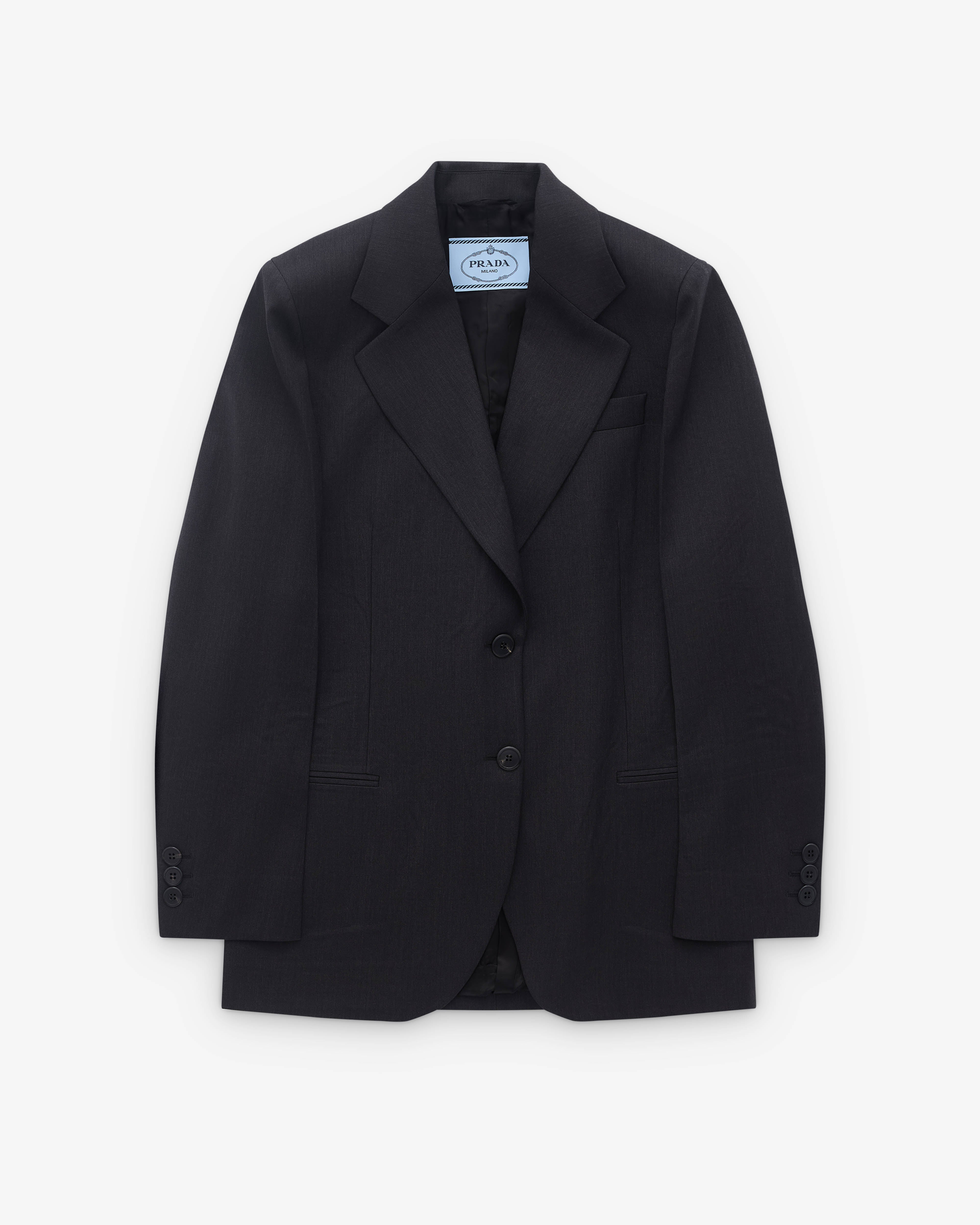 Prada - Women’s Two Button Blazer - (Anthracite)