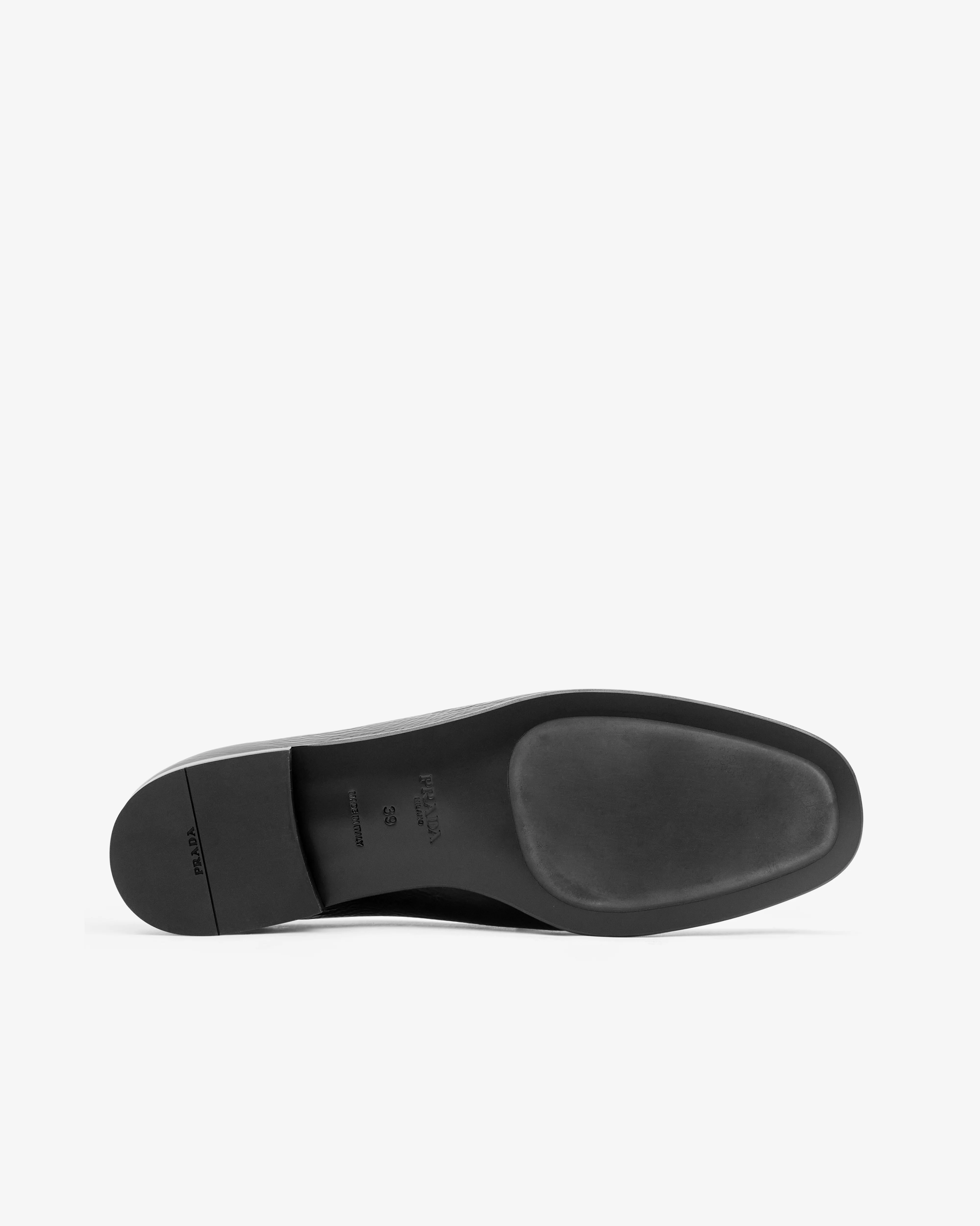 Prada - Women’s Naplak Patent Leather Loafers - (Black) - Image 6