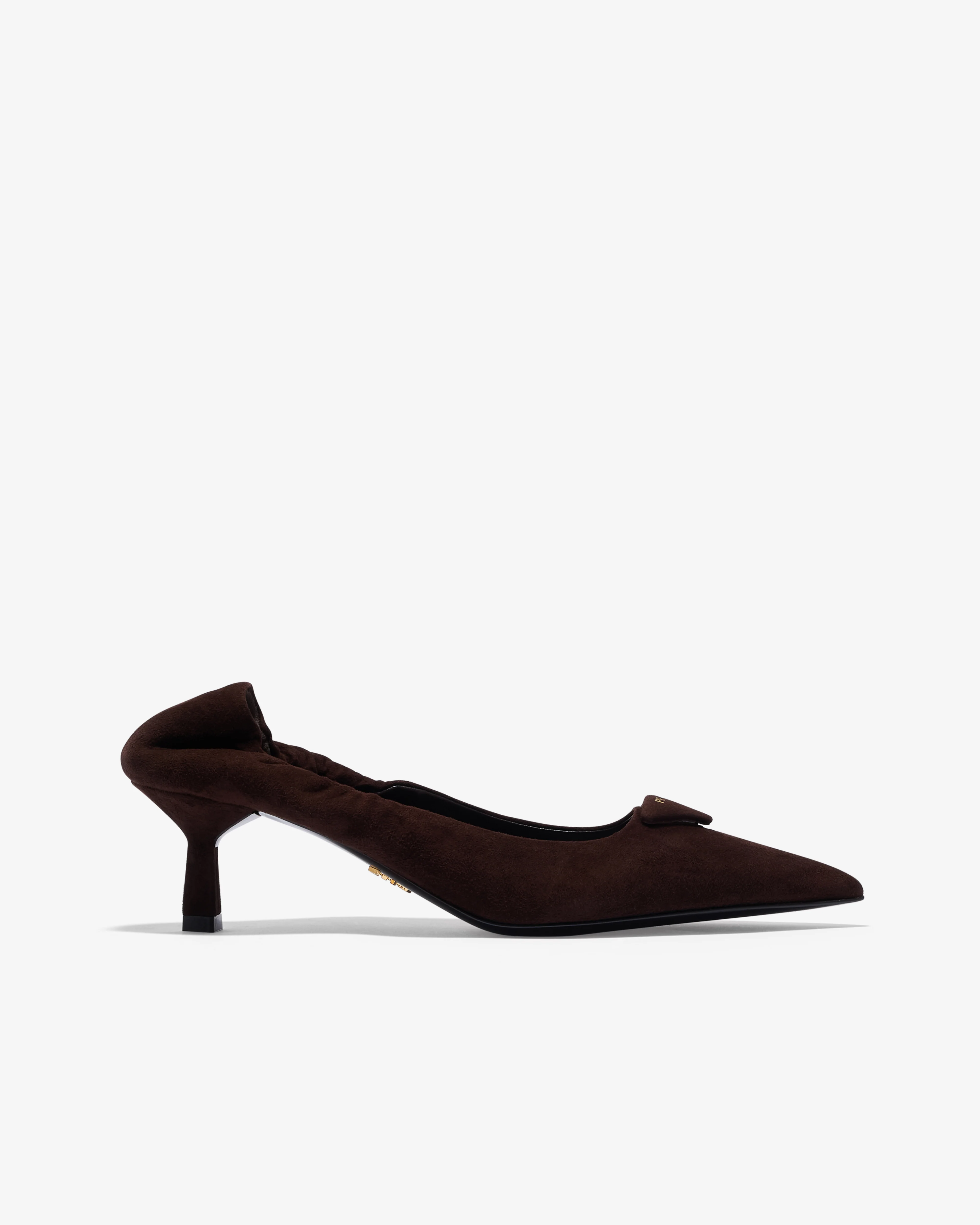 Prada - Women’s Suede Pumps - (Cocoa Brown)